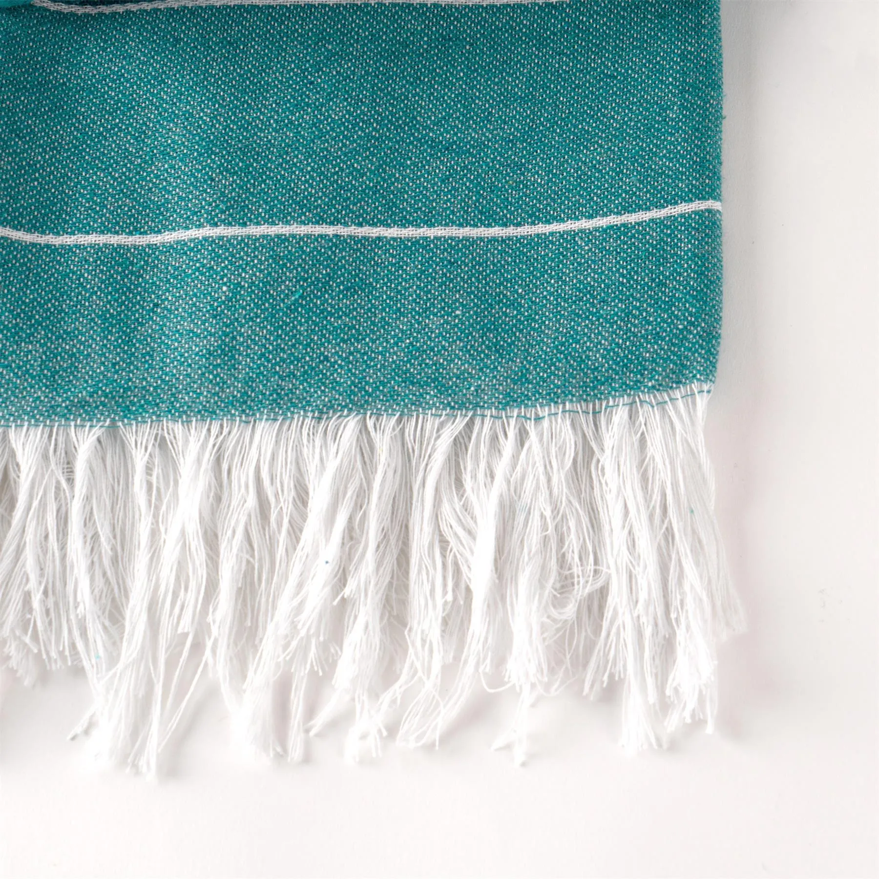 170cm x 90cm Turkish Cotton Pinstripe Bath Towel - By Nicola Spring