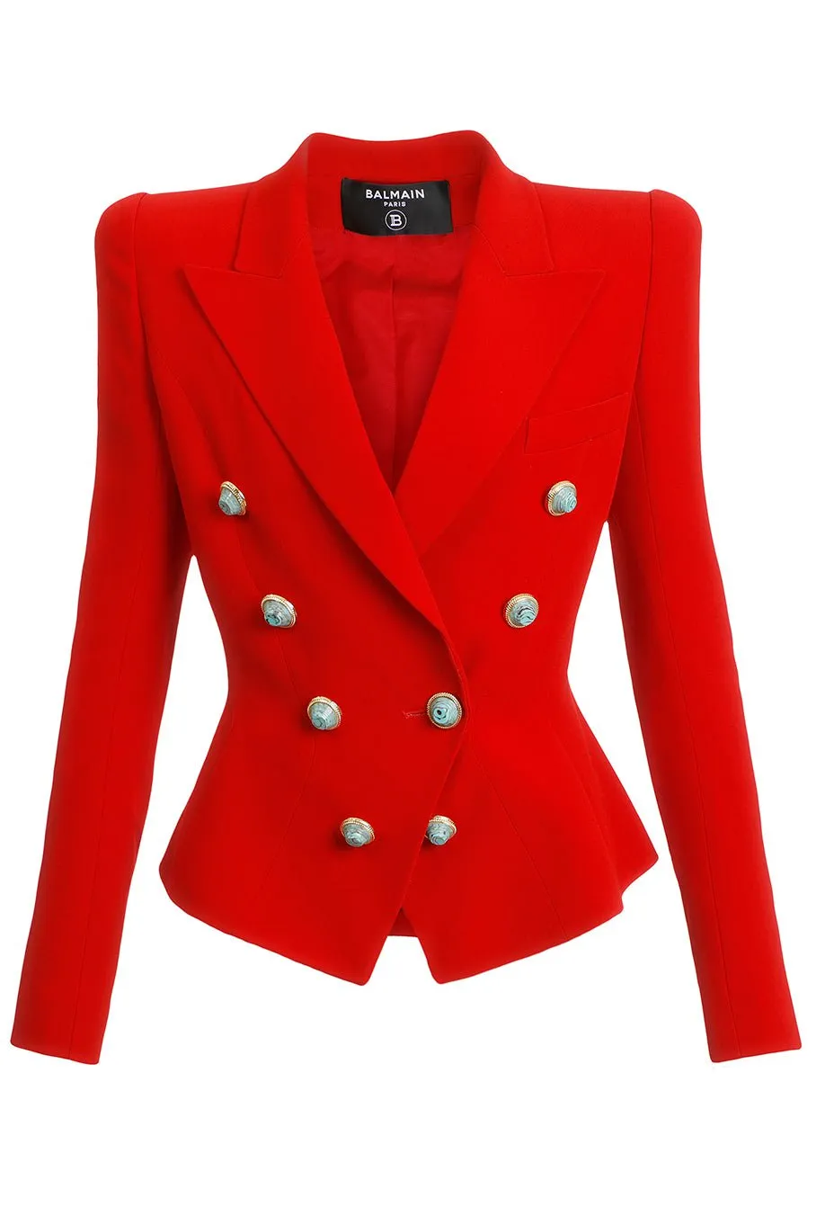 8 Button Jacket - Rouge