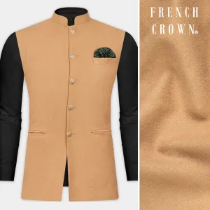 Antique Orange Corduroy Premium Cotton Nehru Jacket