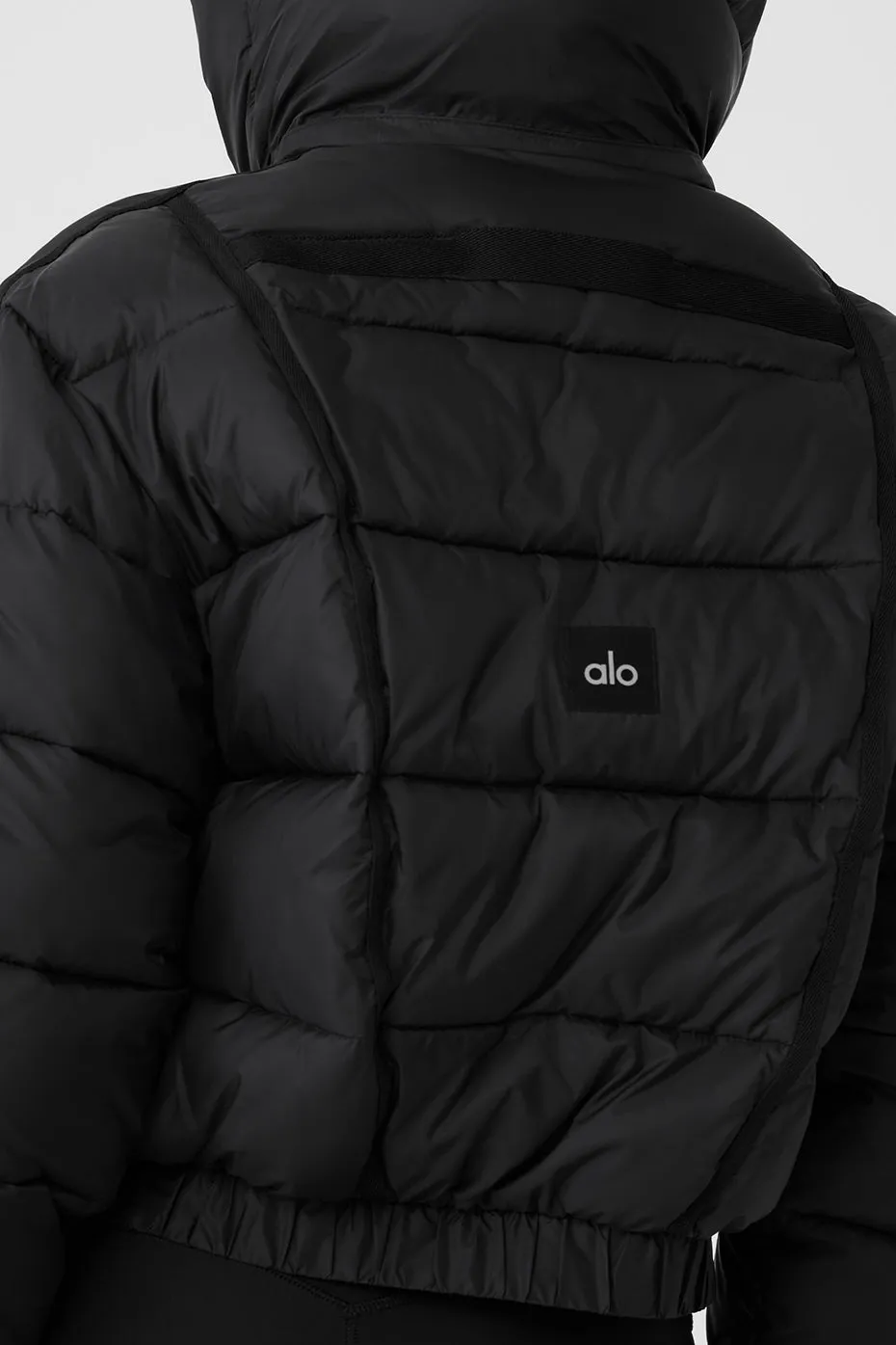 Aspen Love Puffer Jacket - Black