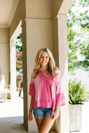 Be Right Back Top - Blush/Pink