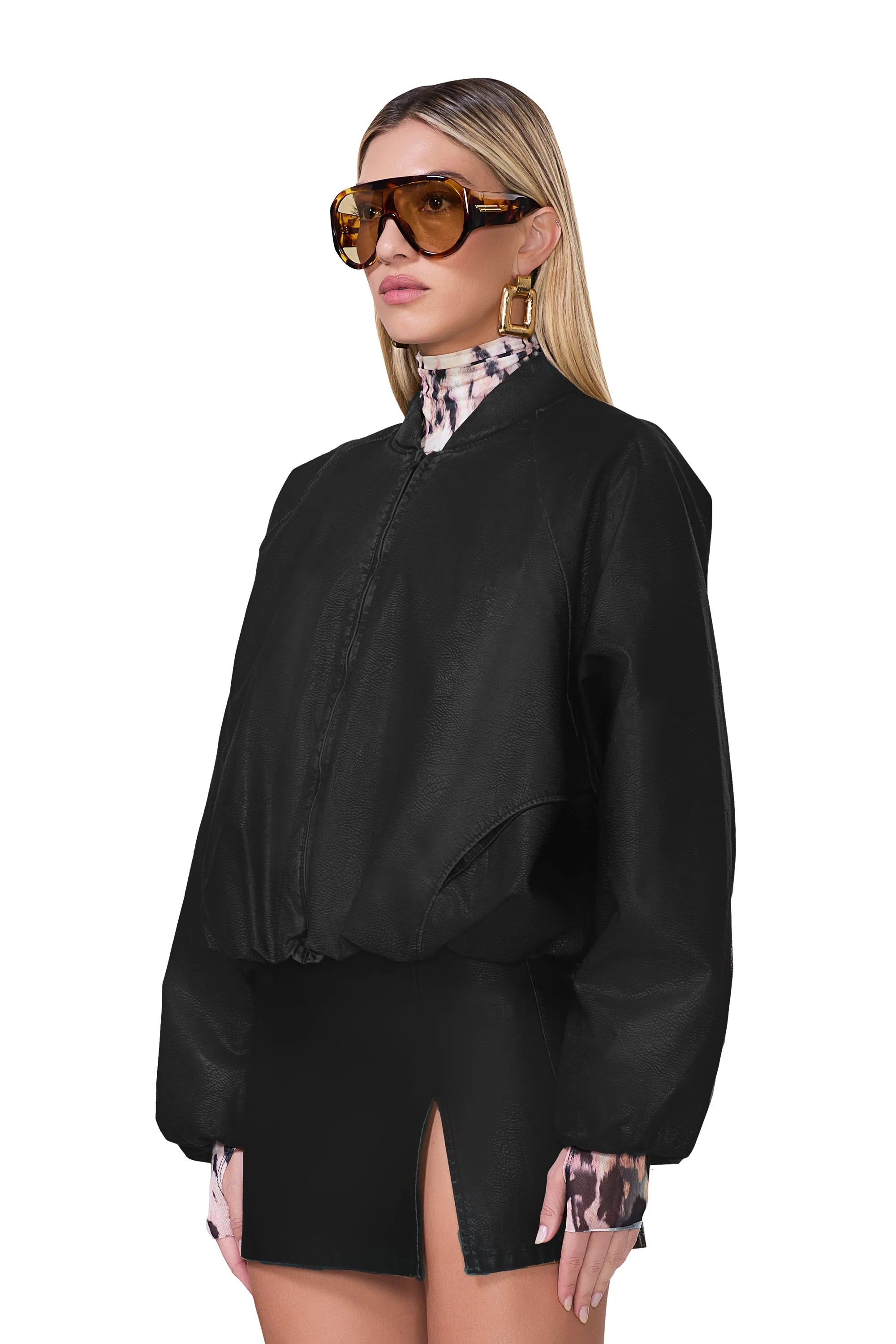 Billie Bomber Jacket - Noir