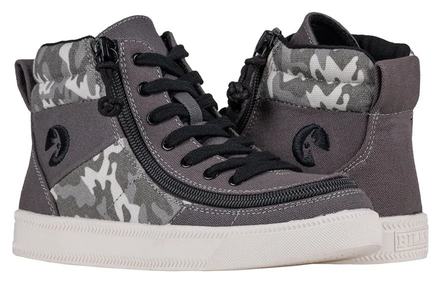 Billy Kid's Grey Camo BILLY Street High Tops