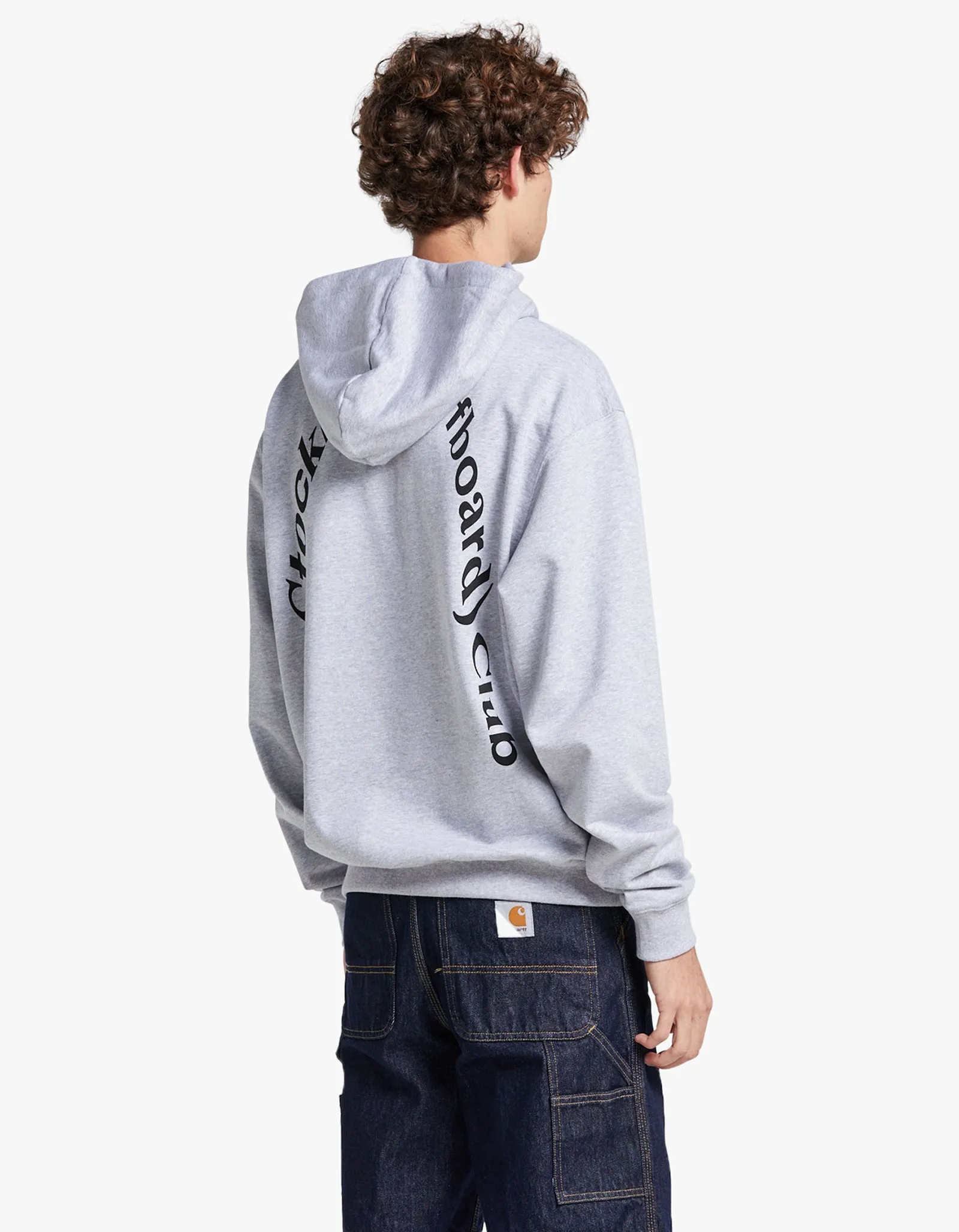 Bjorn Hooded Sweatshirt - Grey Melange