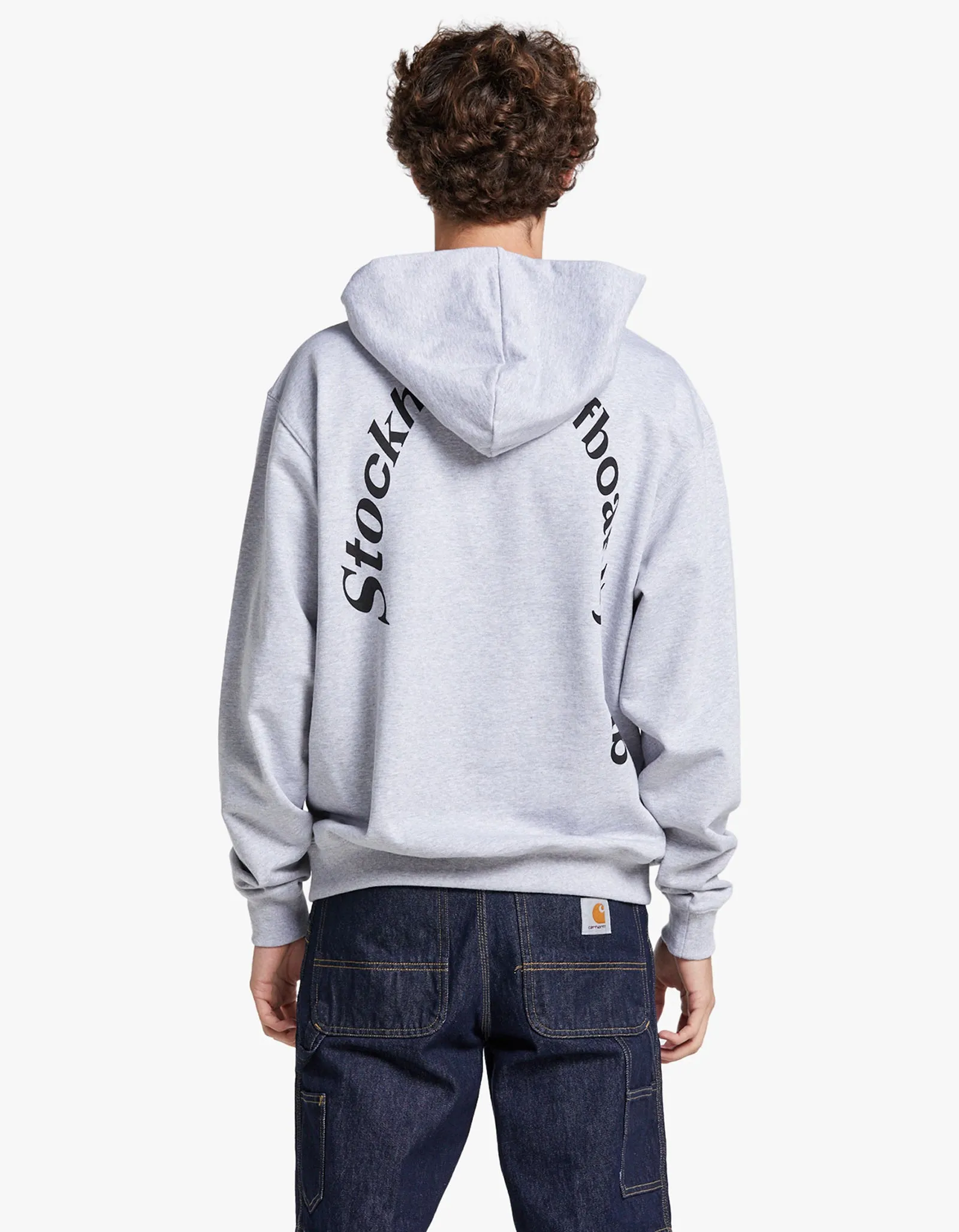 Bjorn Hooded Sweatshirt - Grey Melange