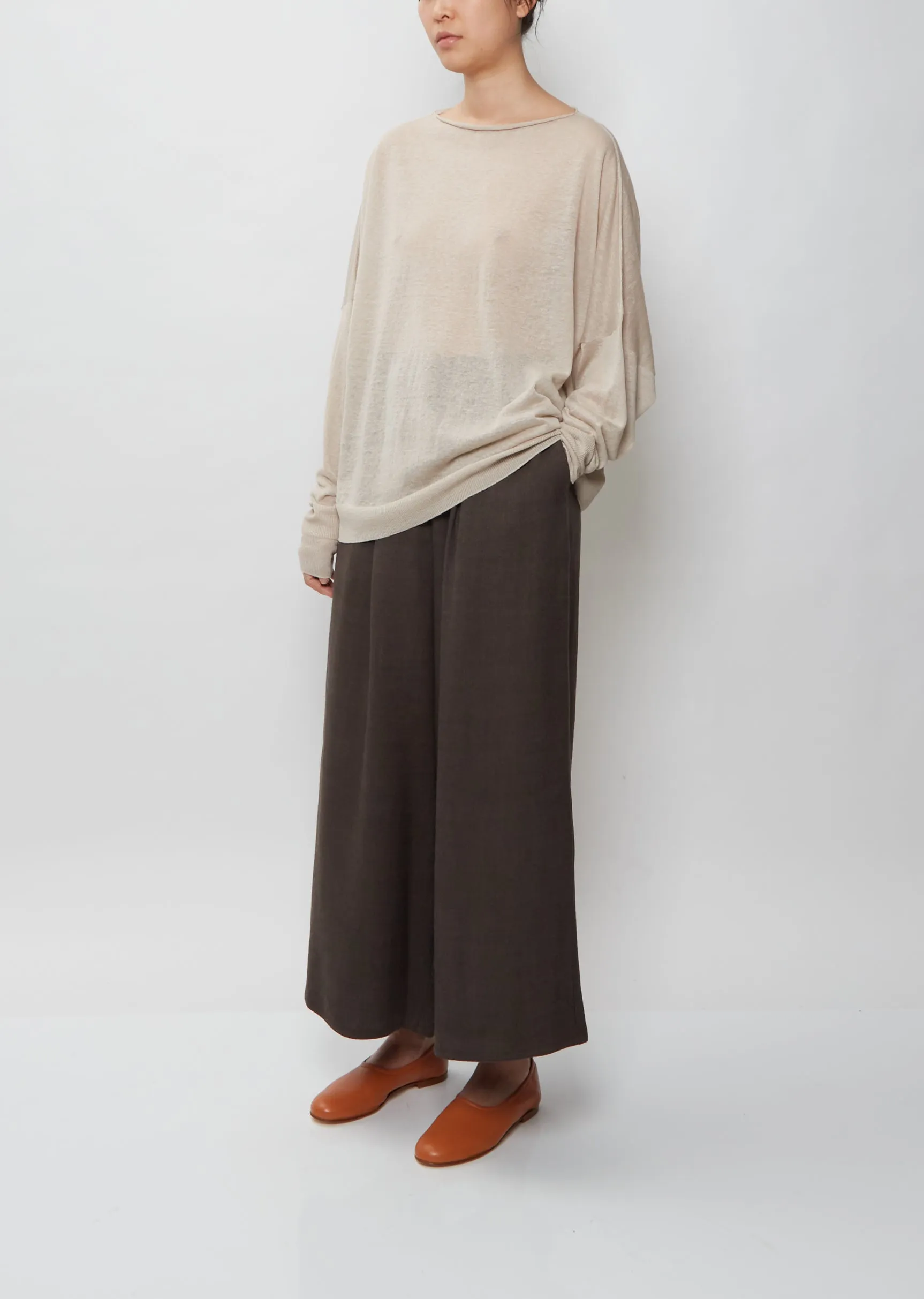 Boatneck Sweater — Oyster