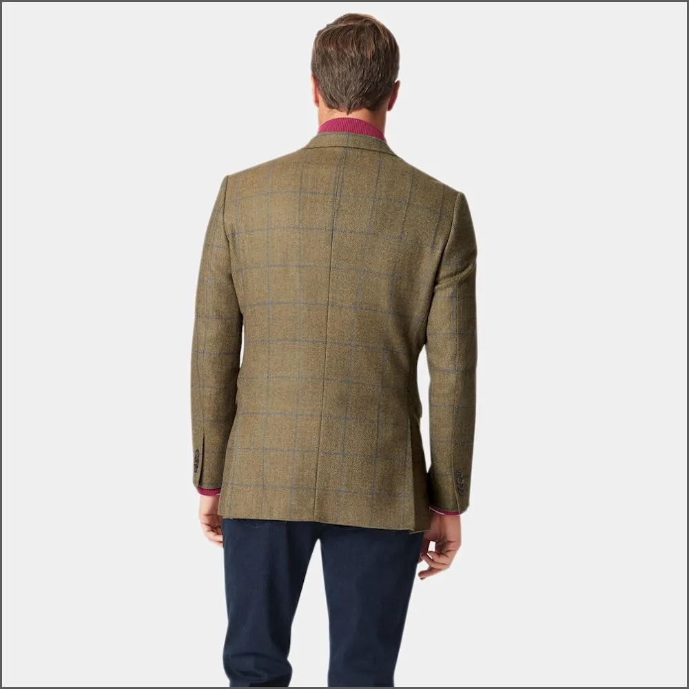 Brook Taverner Breedon Pure New Wool Check Jacket>