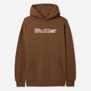 Butter Goods - Logo Camo Pullover Hooded Sweatshirt - Brown