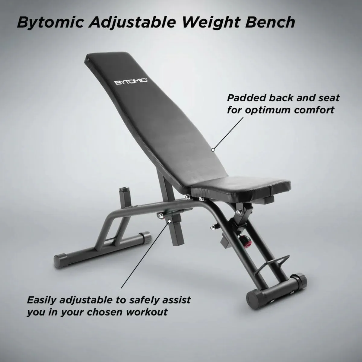 Bytomic Adjustable Weight Bench Black