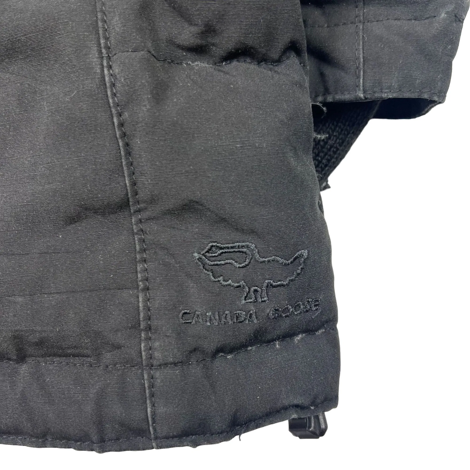 Canada Goose Hooded Down Parka Jacket Black