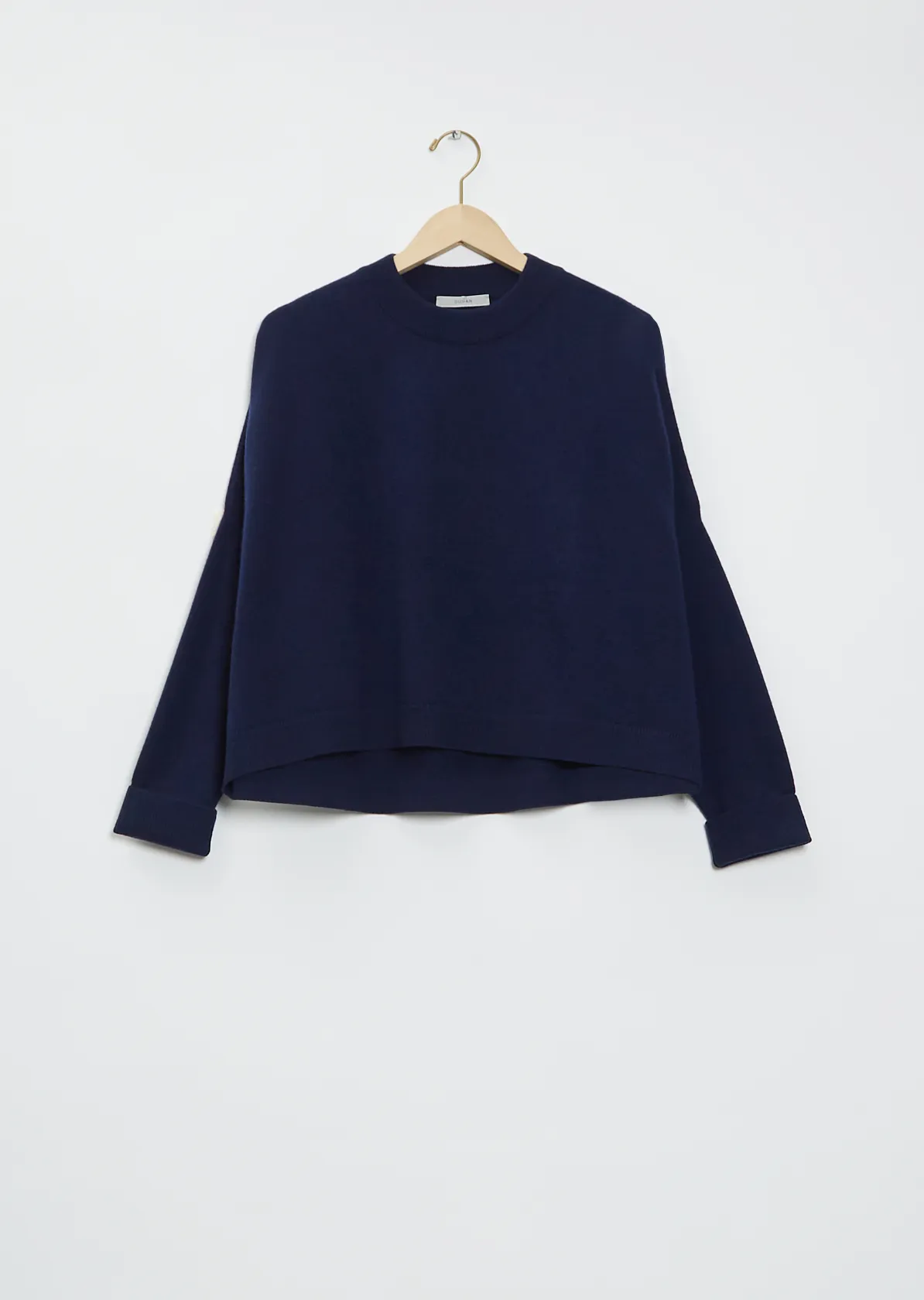 Chunky Cashmere Sweater — Blue Navy