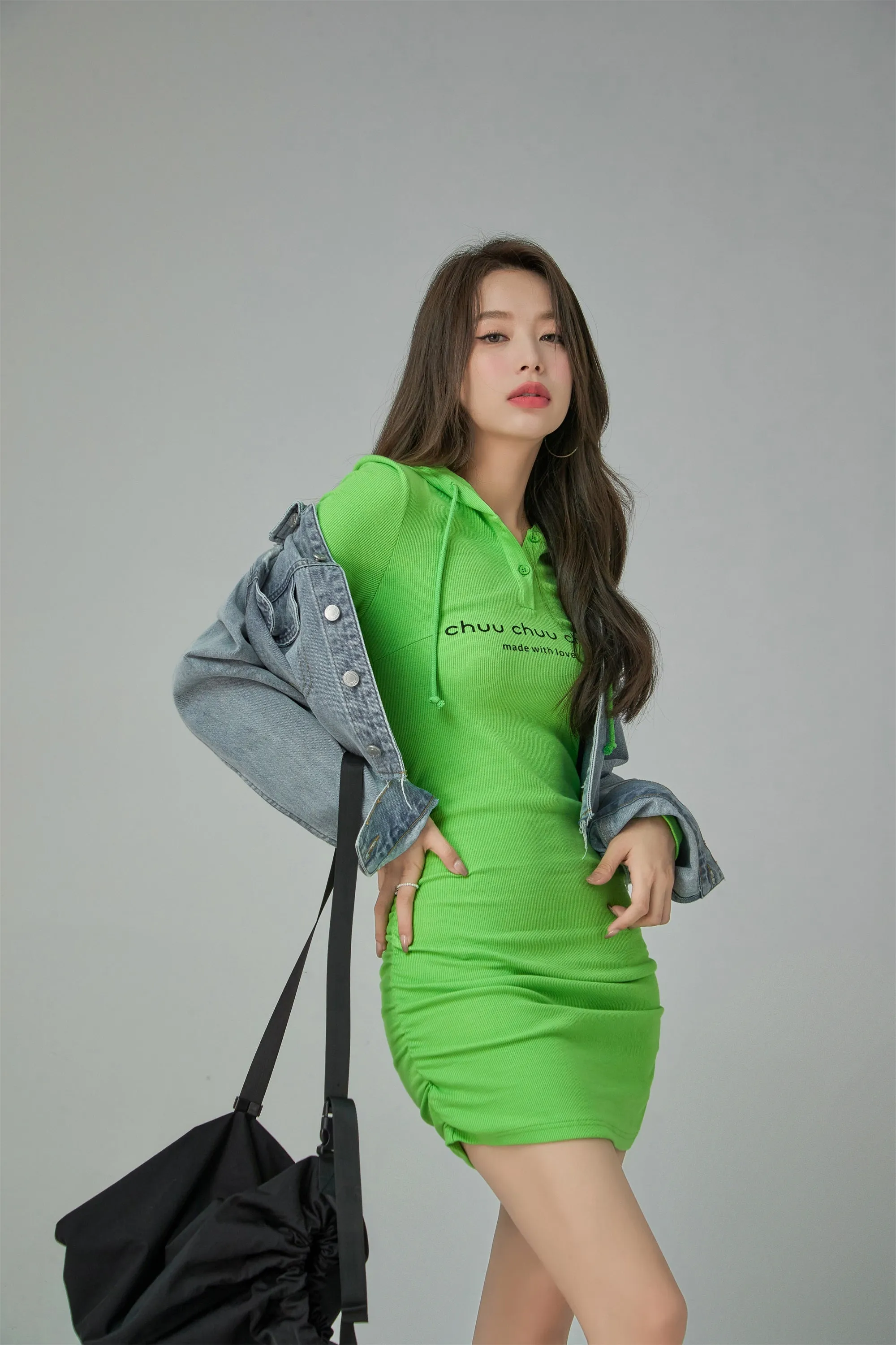 Chuu Hooded Mini Dress