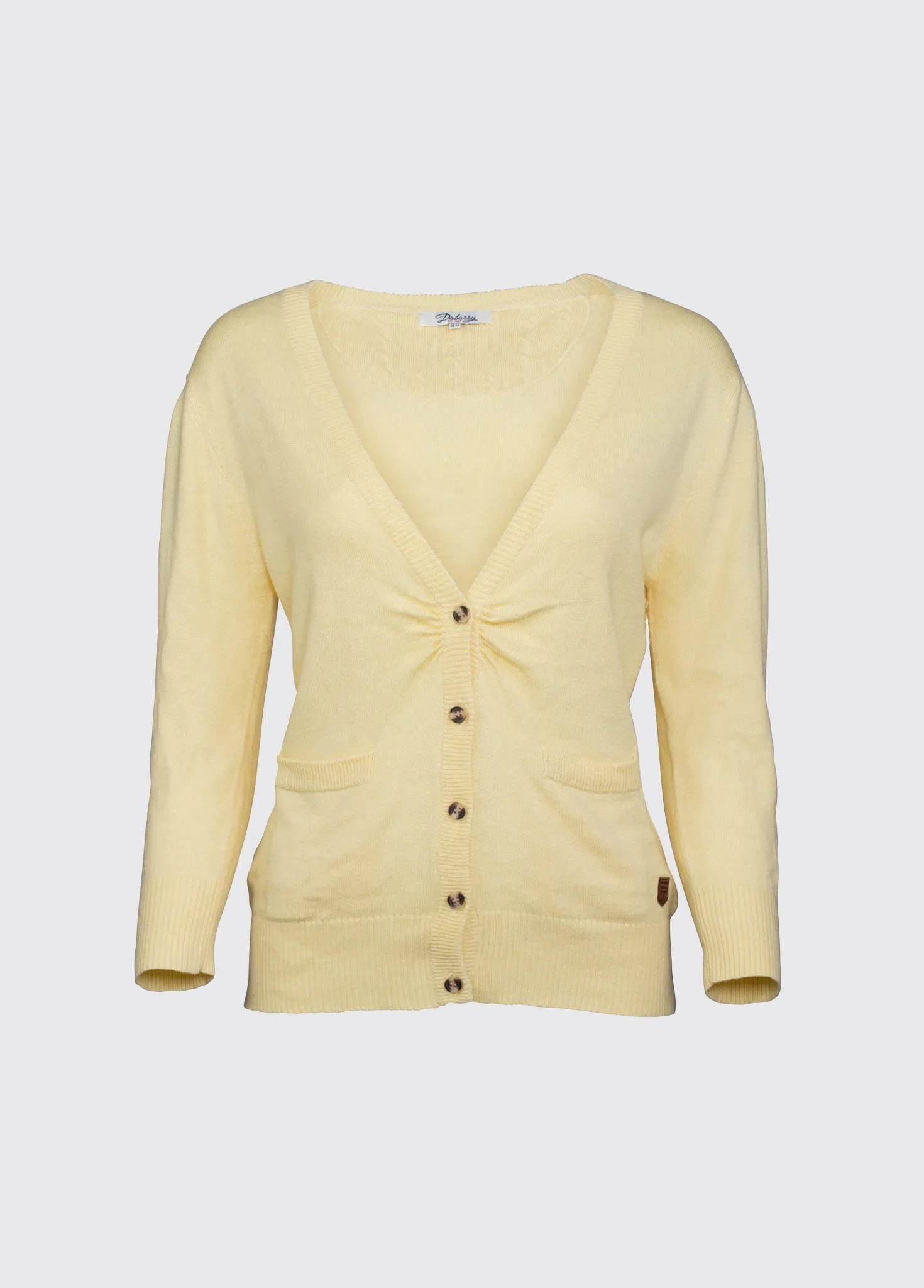 Clarecastle Ladies Cardigan - Lemon