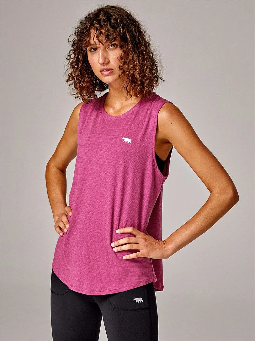 Dial Up Workout Tank (Maidn Pink)