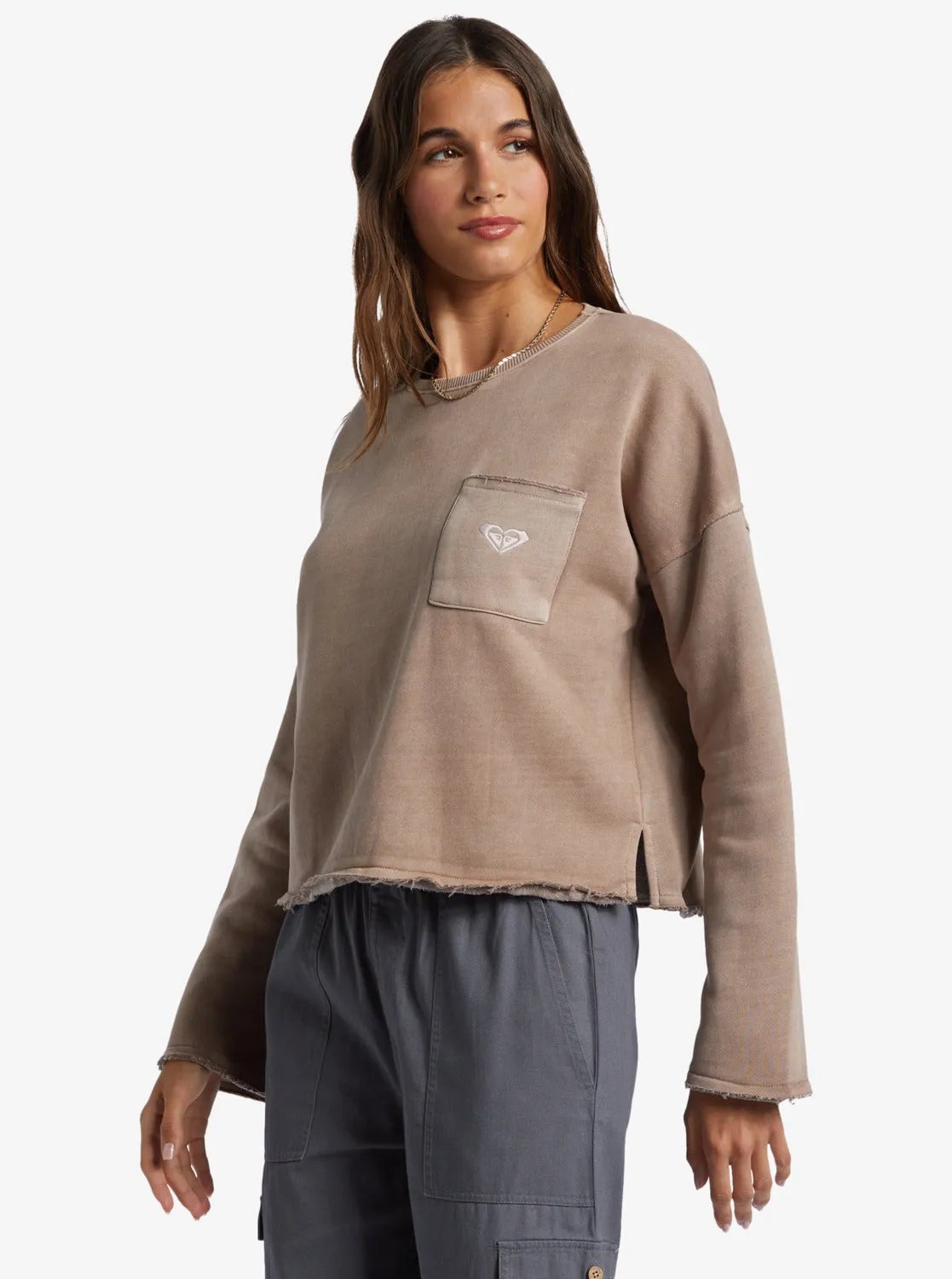 Doheny Crew Neck Sweatshirt - Root Beer