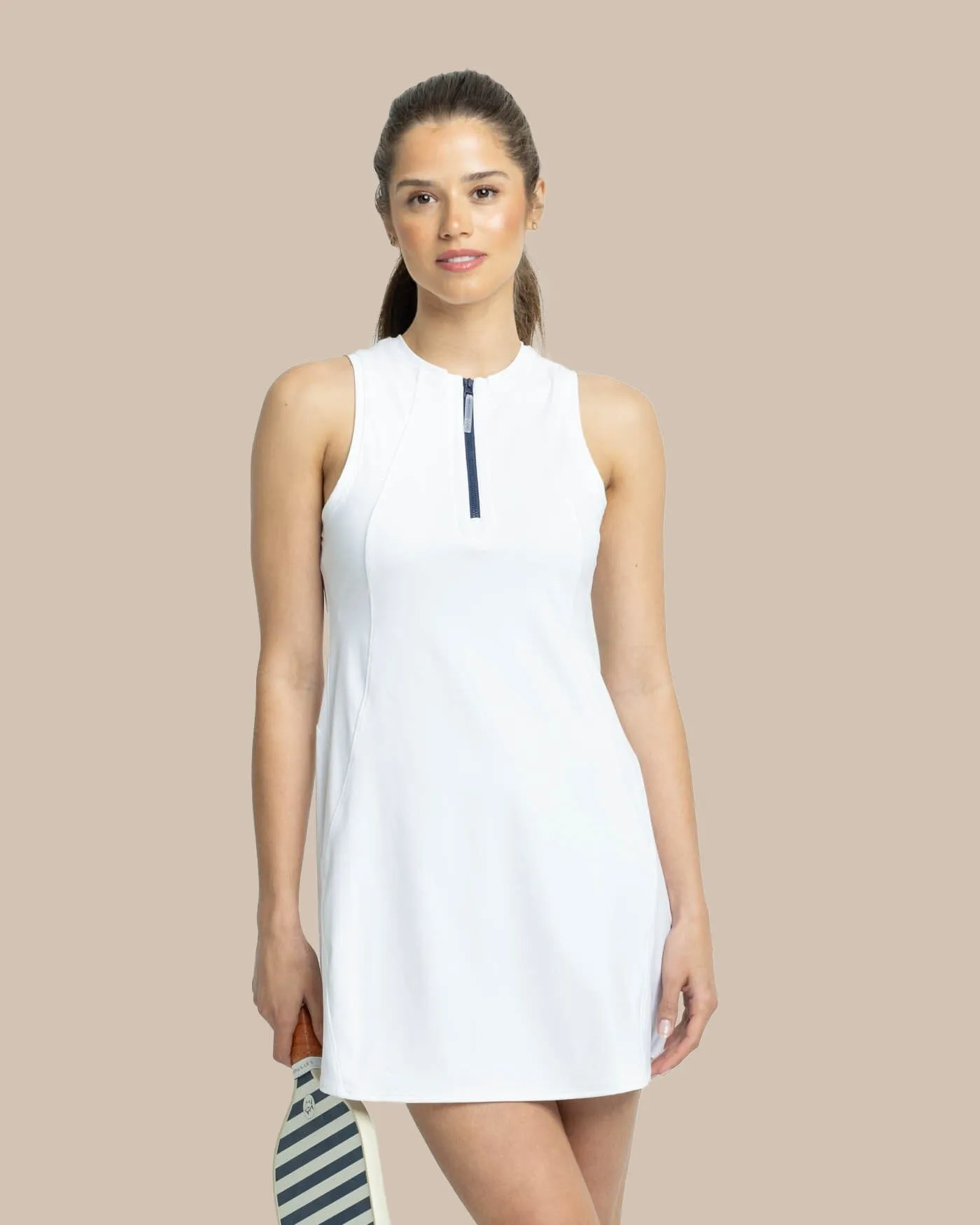 Frances Zip Front Performance Dress