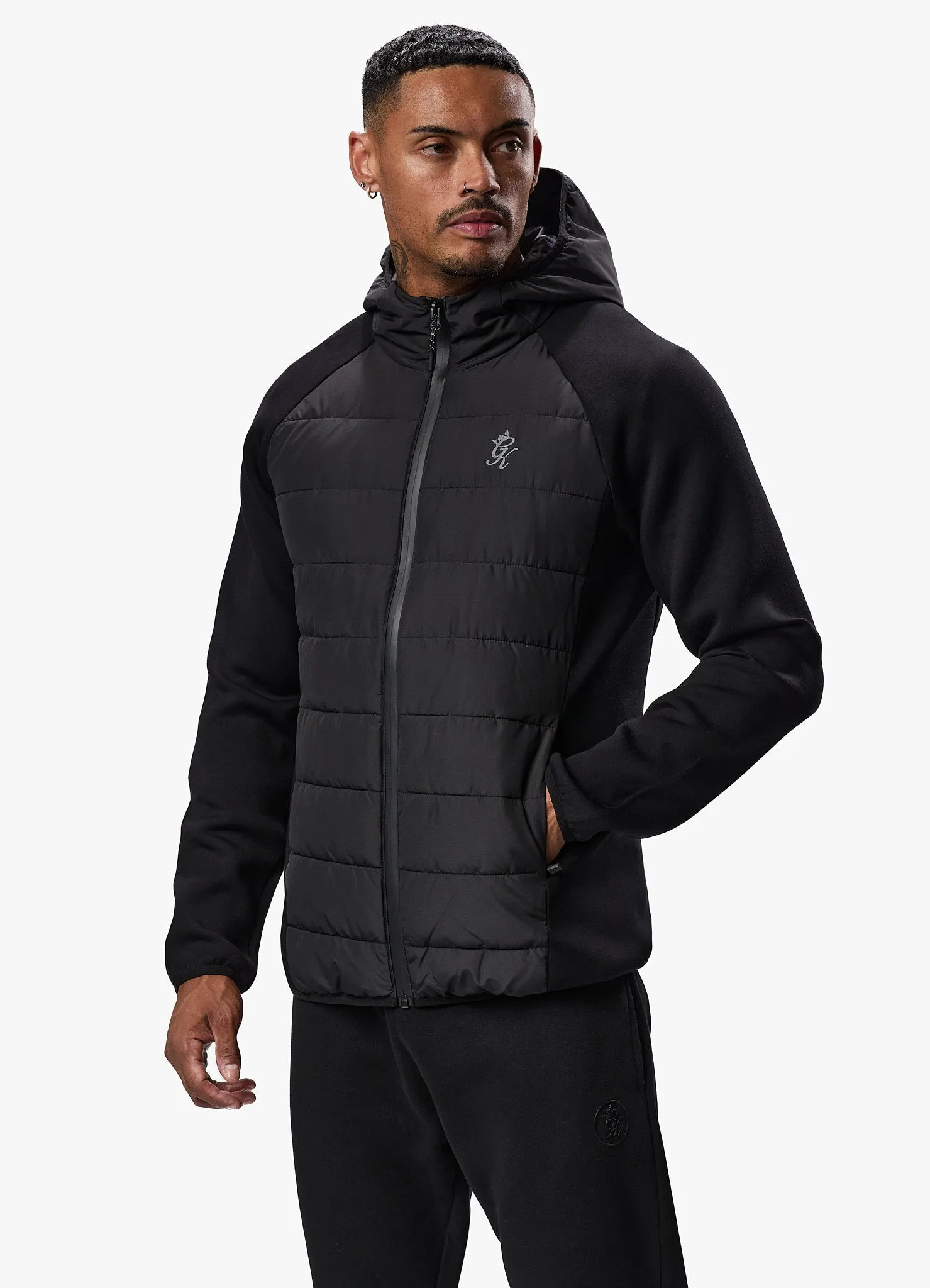 Gym King Hybrid Jacket - Black