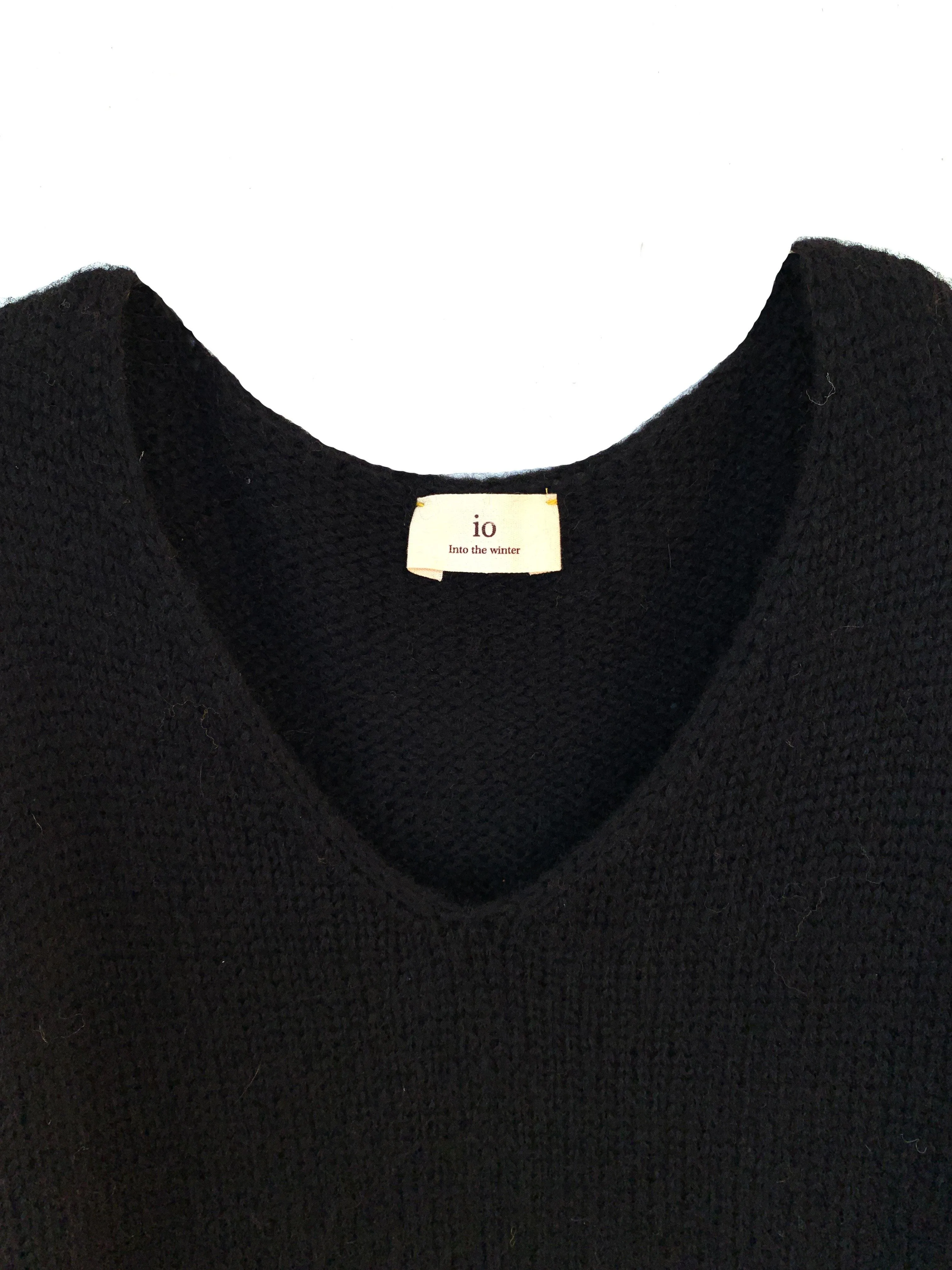 Io Knits Jersey Victoria Alpaca Negro