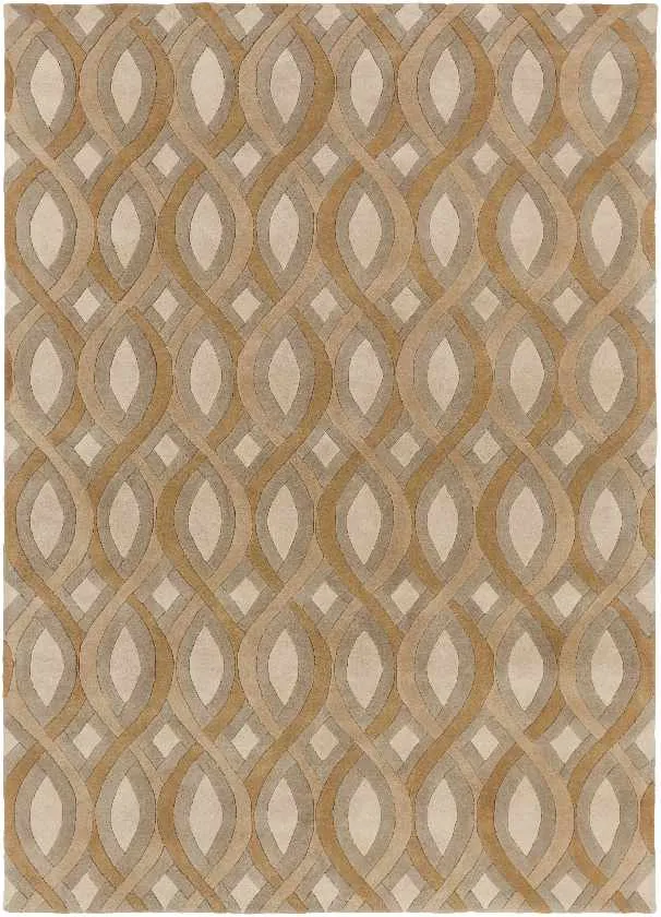 Jefrda Transitional Camel Area Rug