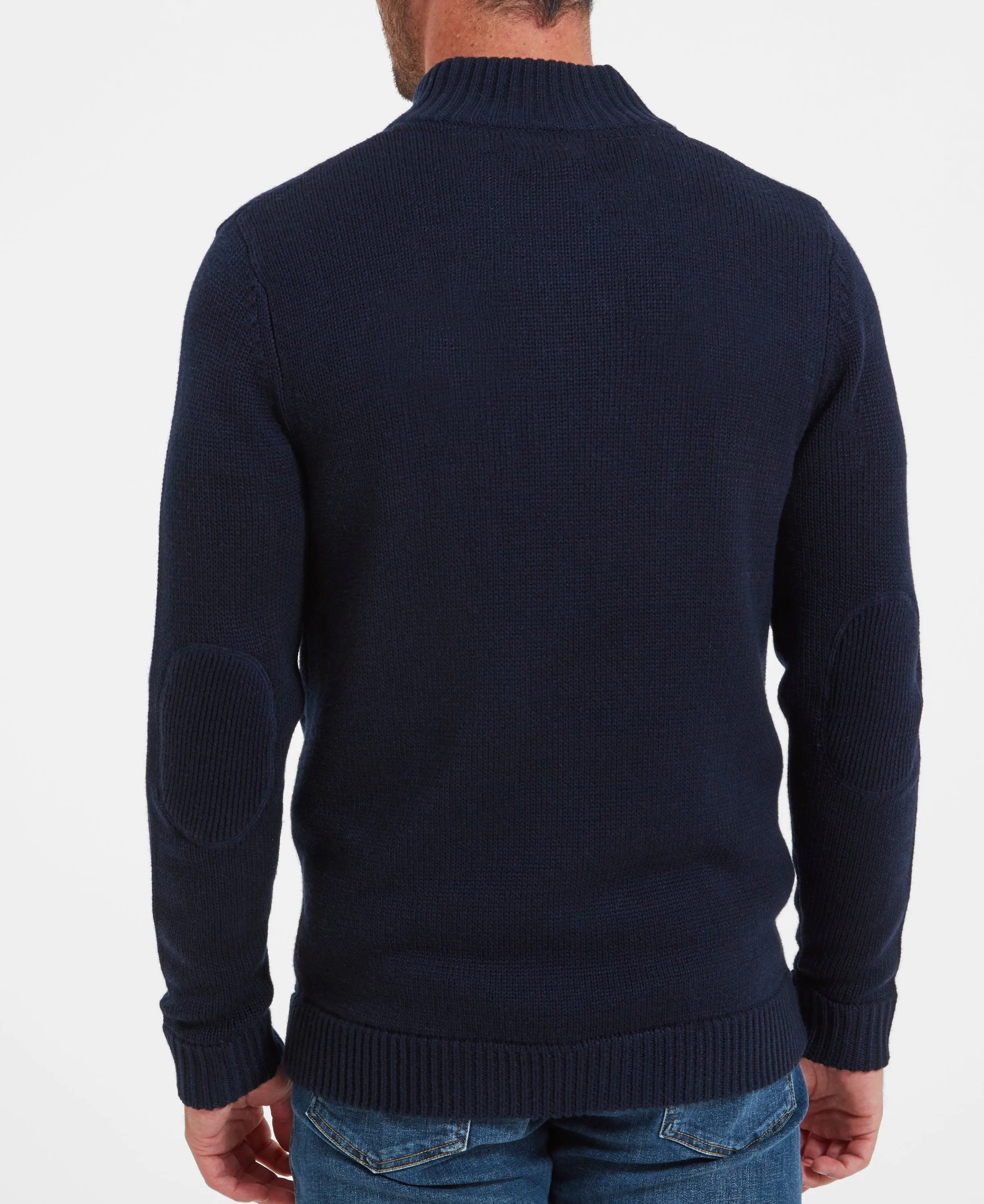 Kenmore Lambswool Mix Jumper - Navy