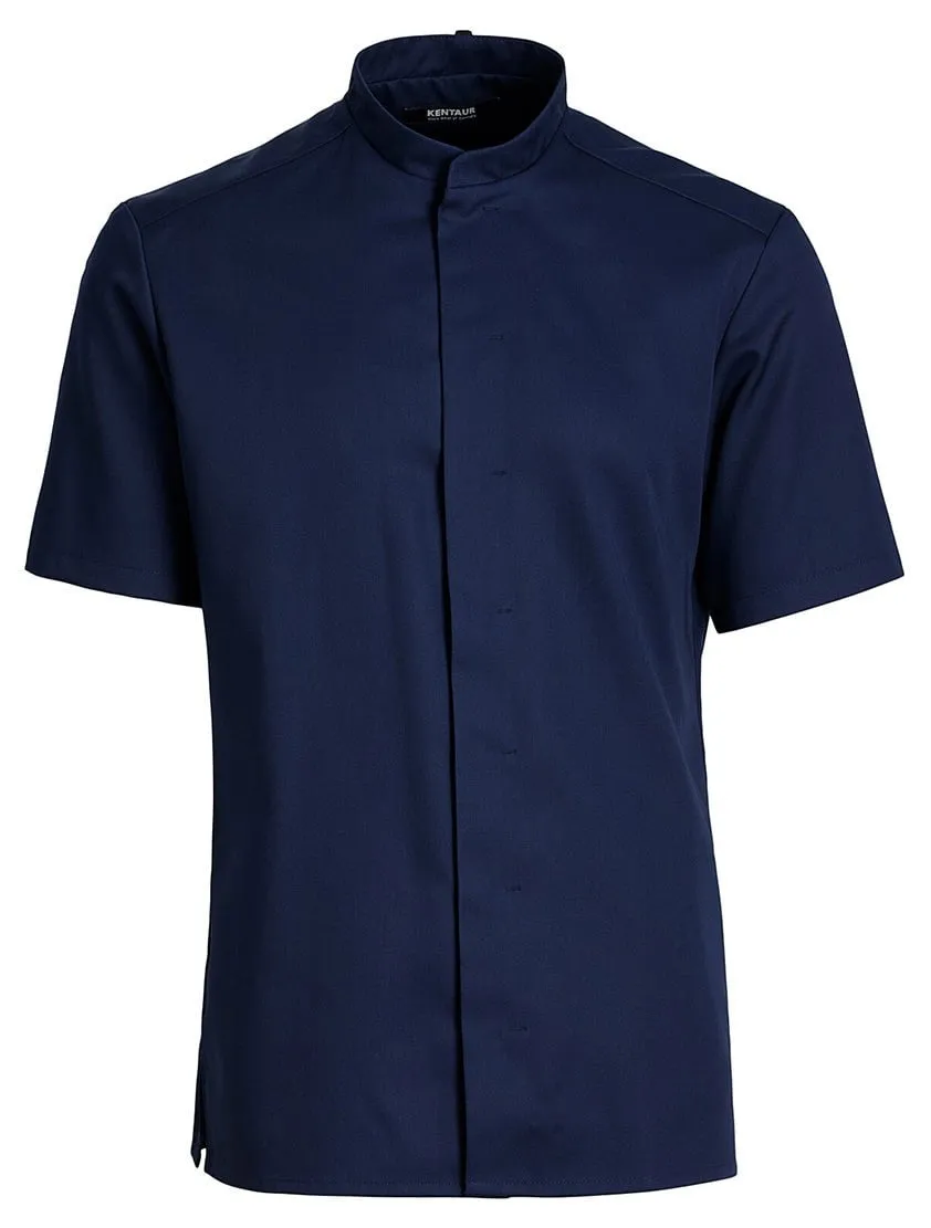 Kentaur 25242 Tencel Chef/Service Sailor Blue Shirt