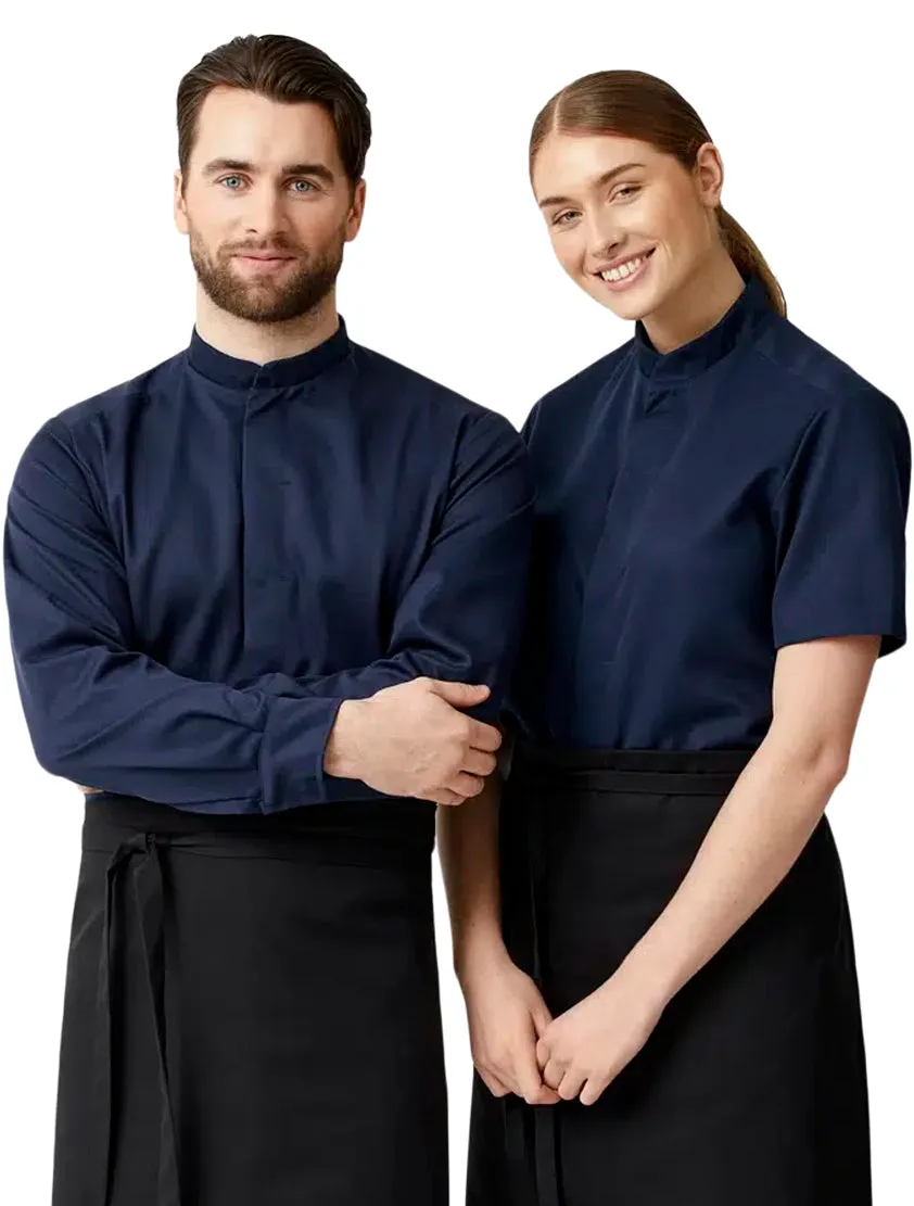 Kentaur 25242 Tencel Chef/Service Sailor Blue Shirt