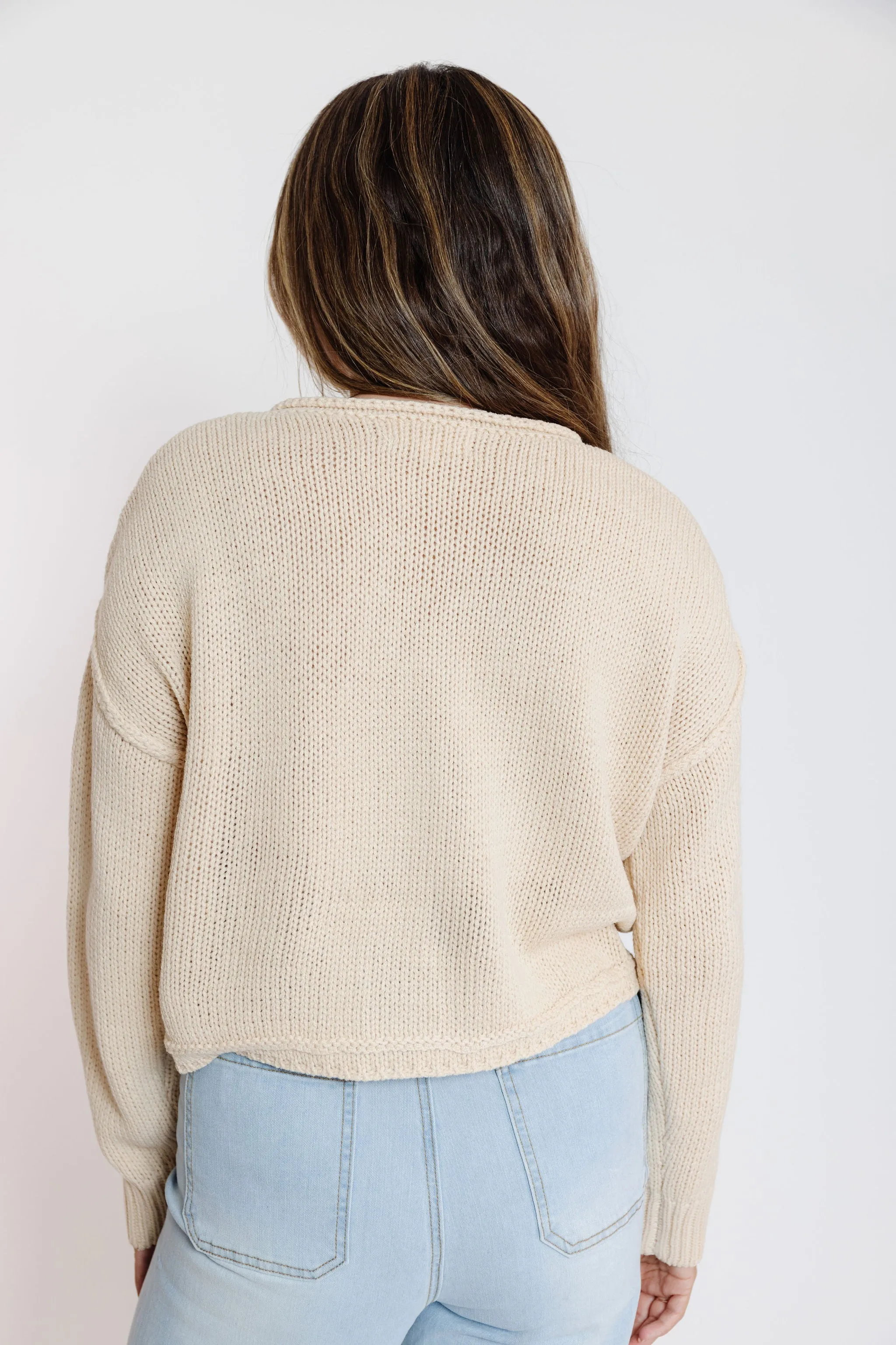 Knox Cardigan in Champagne