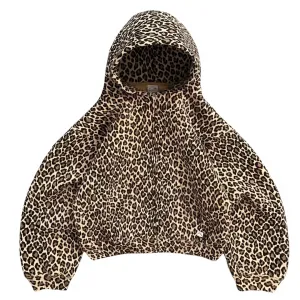 Leopard Hoodie retro 90s