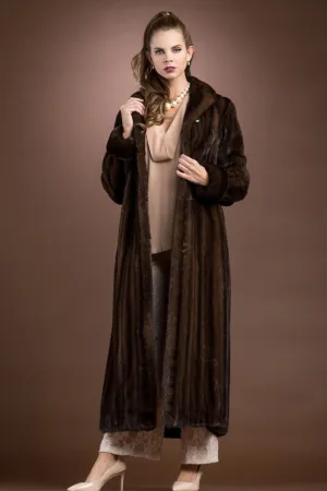 Mahogany Mink Fur Coat