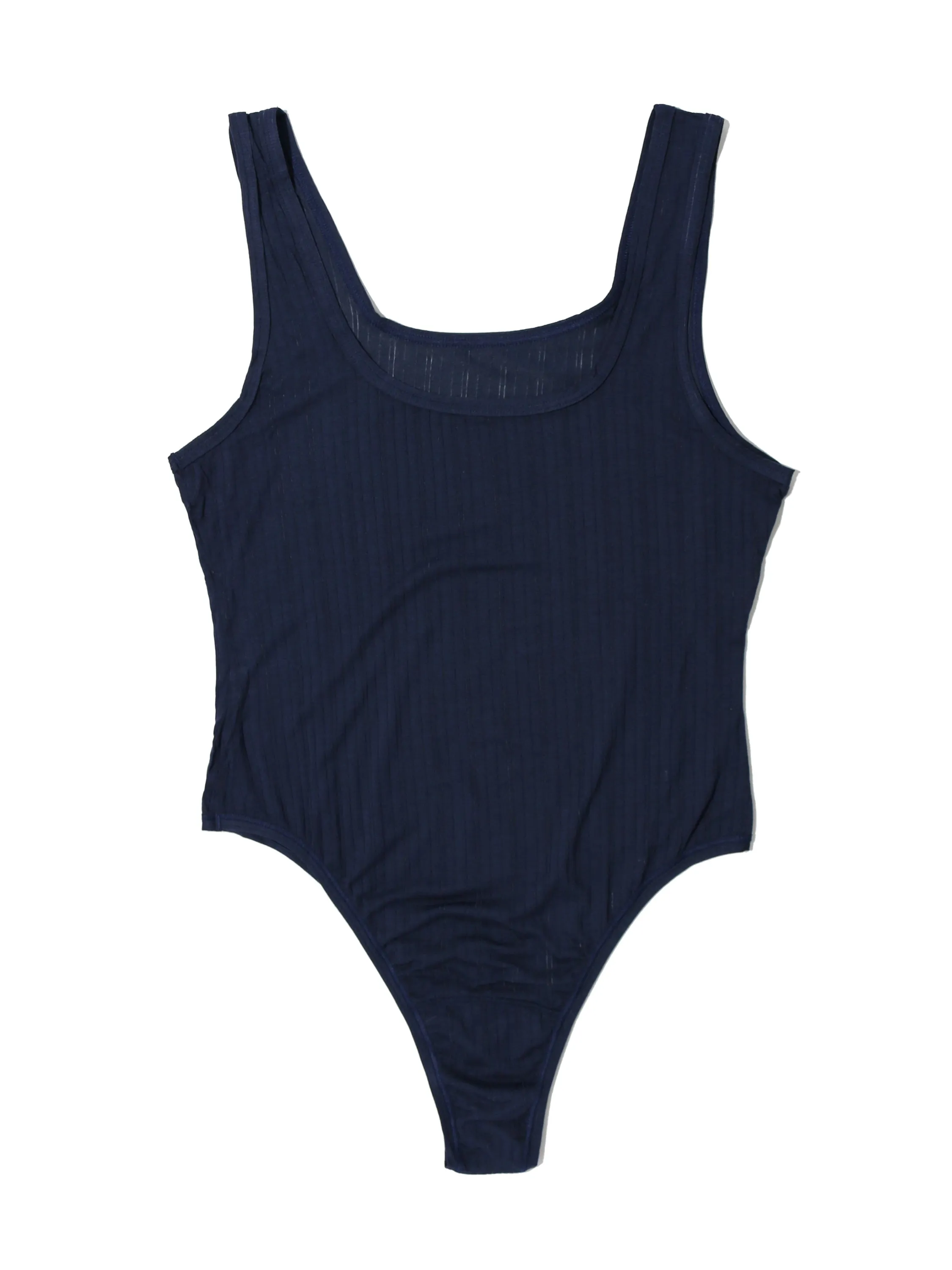 MellowLuxe™ Square Neck Bodysuit Bicoastal Blue Sale