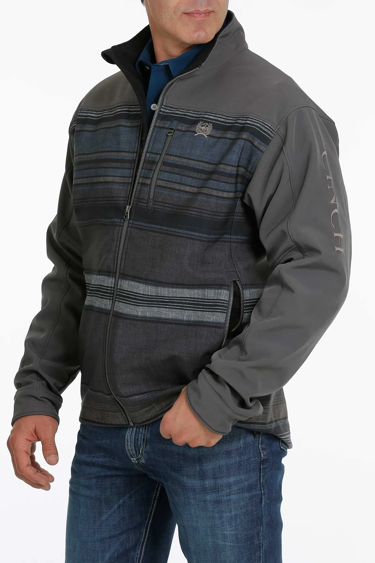 Men's Cinch Color Blocked Bonded Jacket