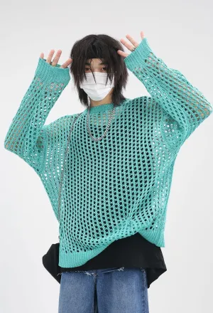 Mesh Knit Sweater