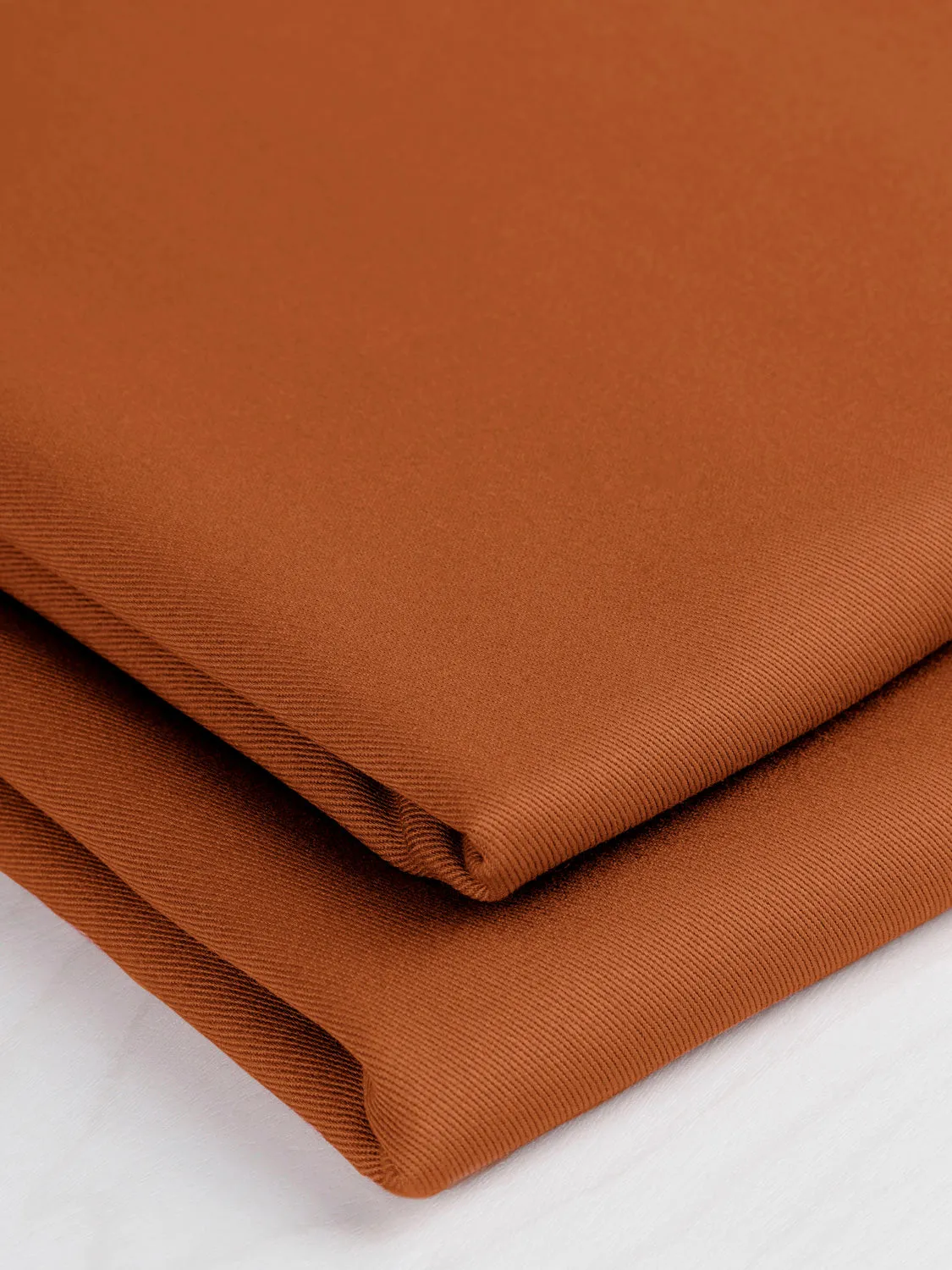 Midweight Organic Cotton Twill - Sweet Potato