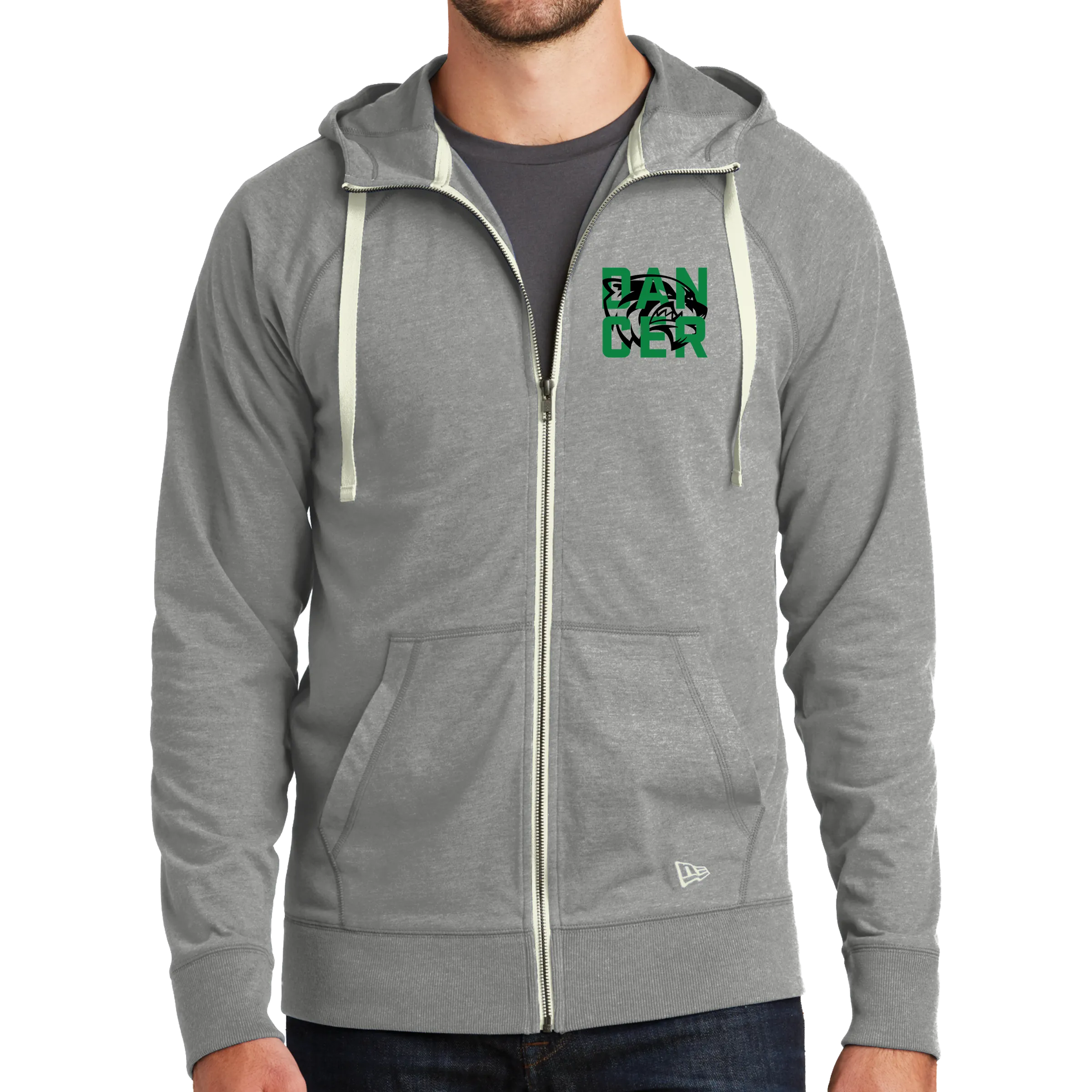 New Era Sueded Cotton Blend Full-Zip Hoodie - Wolverine Dancer Sm