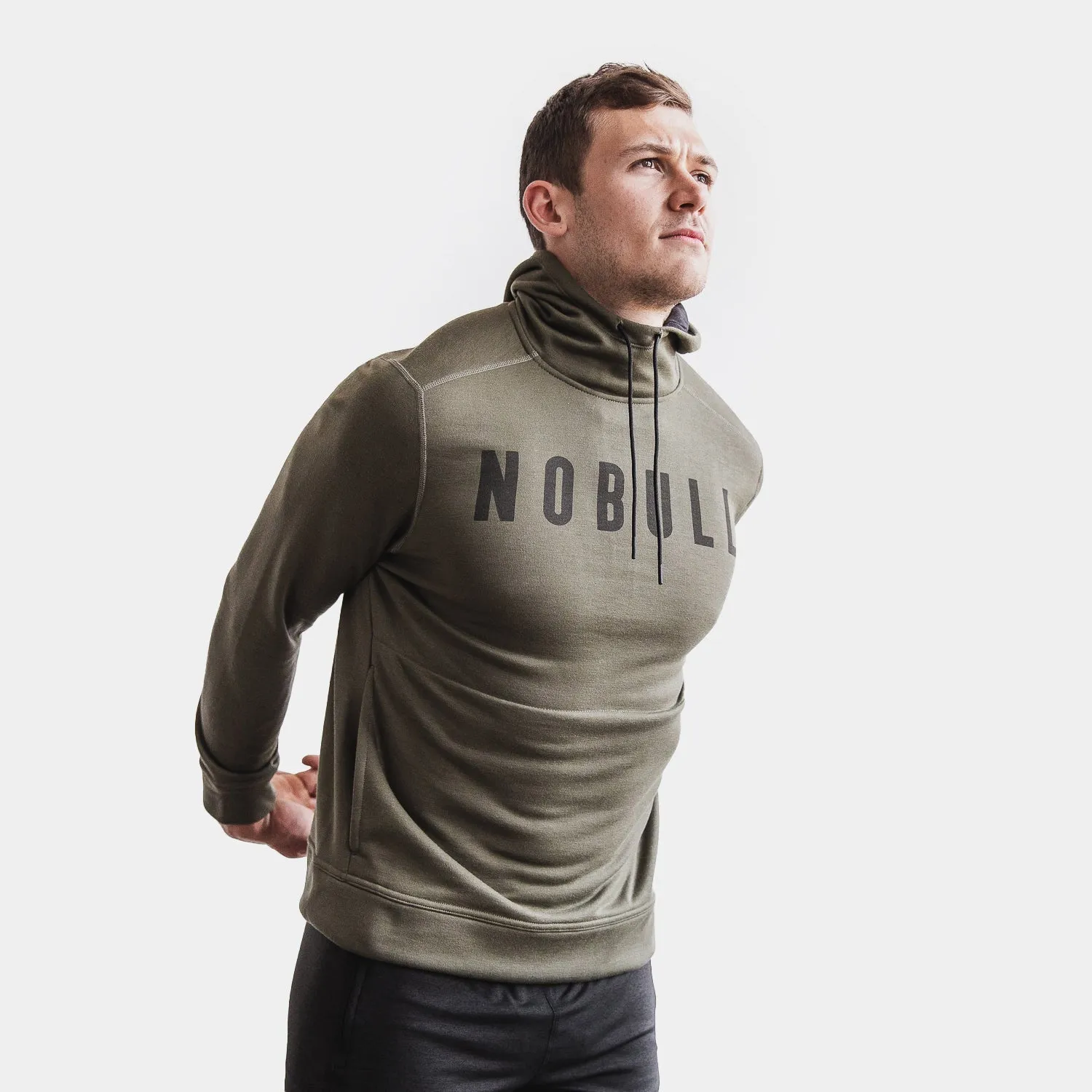 NOBULL - ﻿MEN'S NOBULL HOODIE - ARMY GREEN