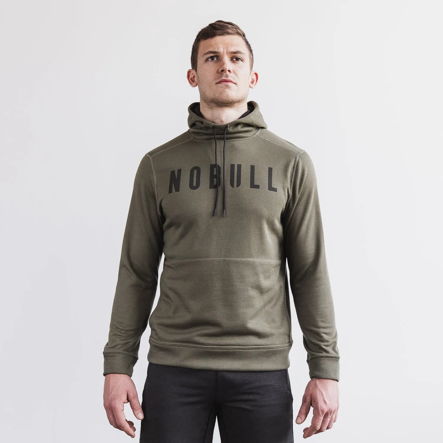 NOBULL - ﻿MEN'S NOBULL HOODIE - ARMY GREEN