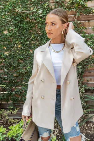 Oversized Double Breasted Blazer