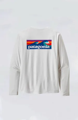 Patagonia - M's L/S Cap Cool Daily Graphic Shirt - Waters