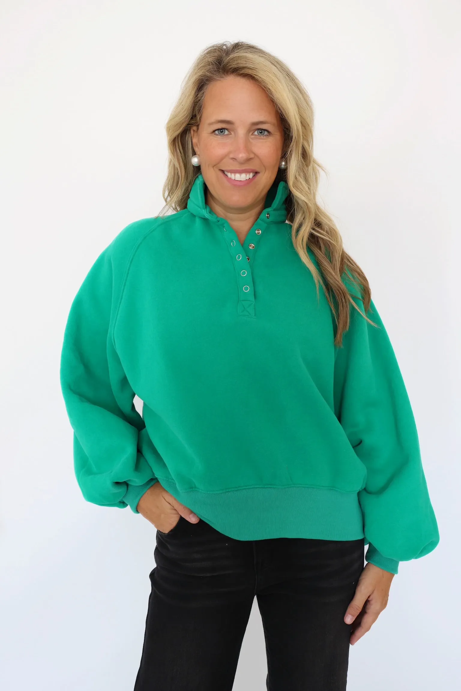 Piper Pullover- Green