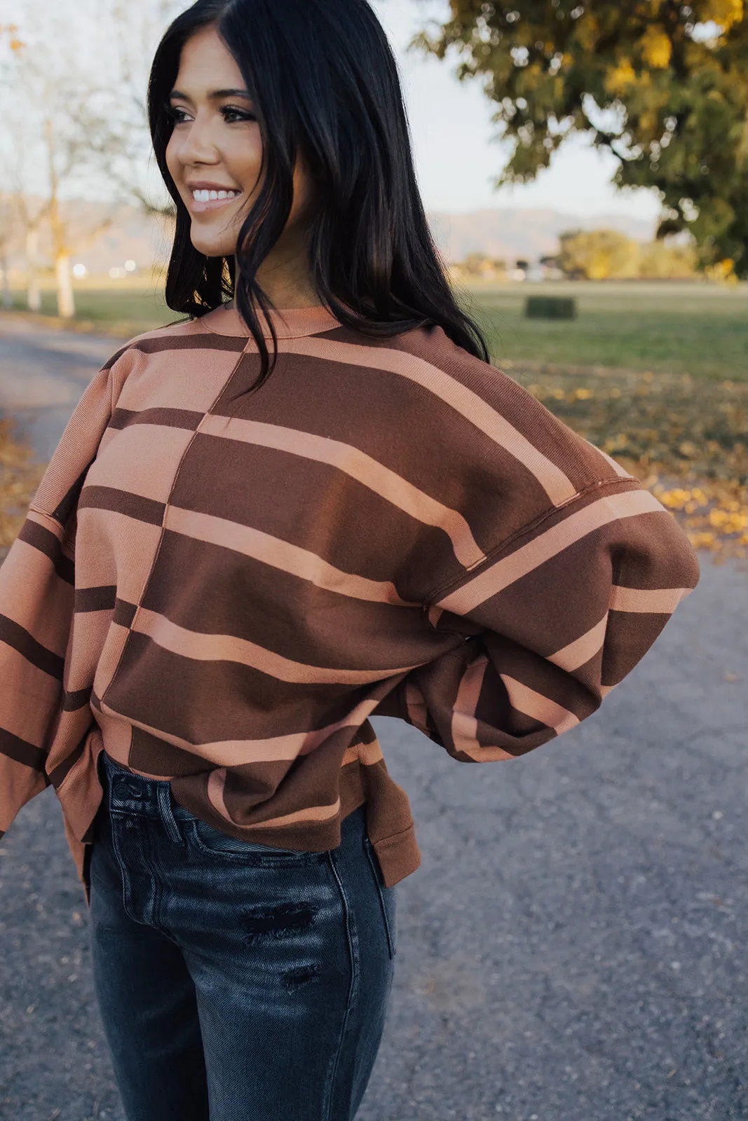 Reagan Striped Sweater