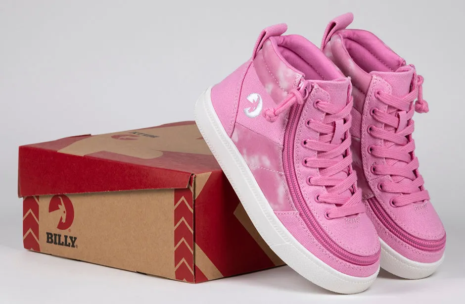 SALE - Pink Tie Dye BILLY Street High Tops