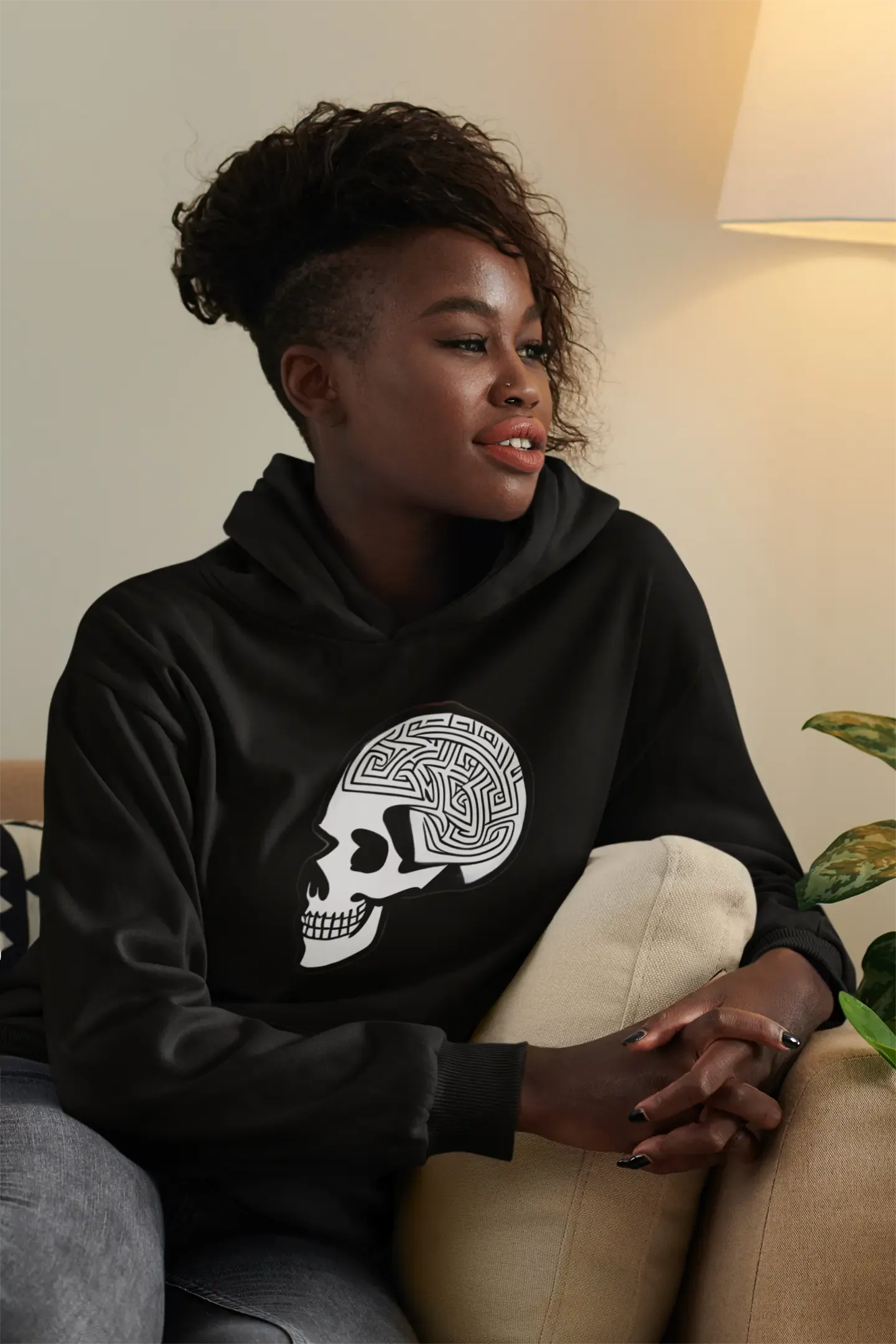 Skull Premium Heavyweight Hooded Sweatshirt