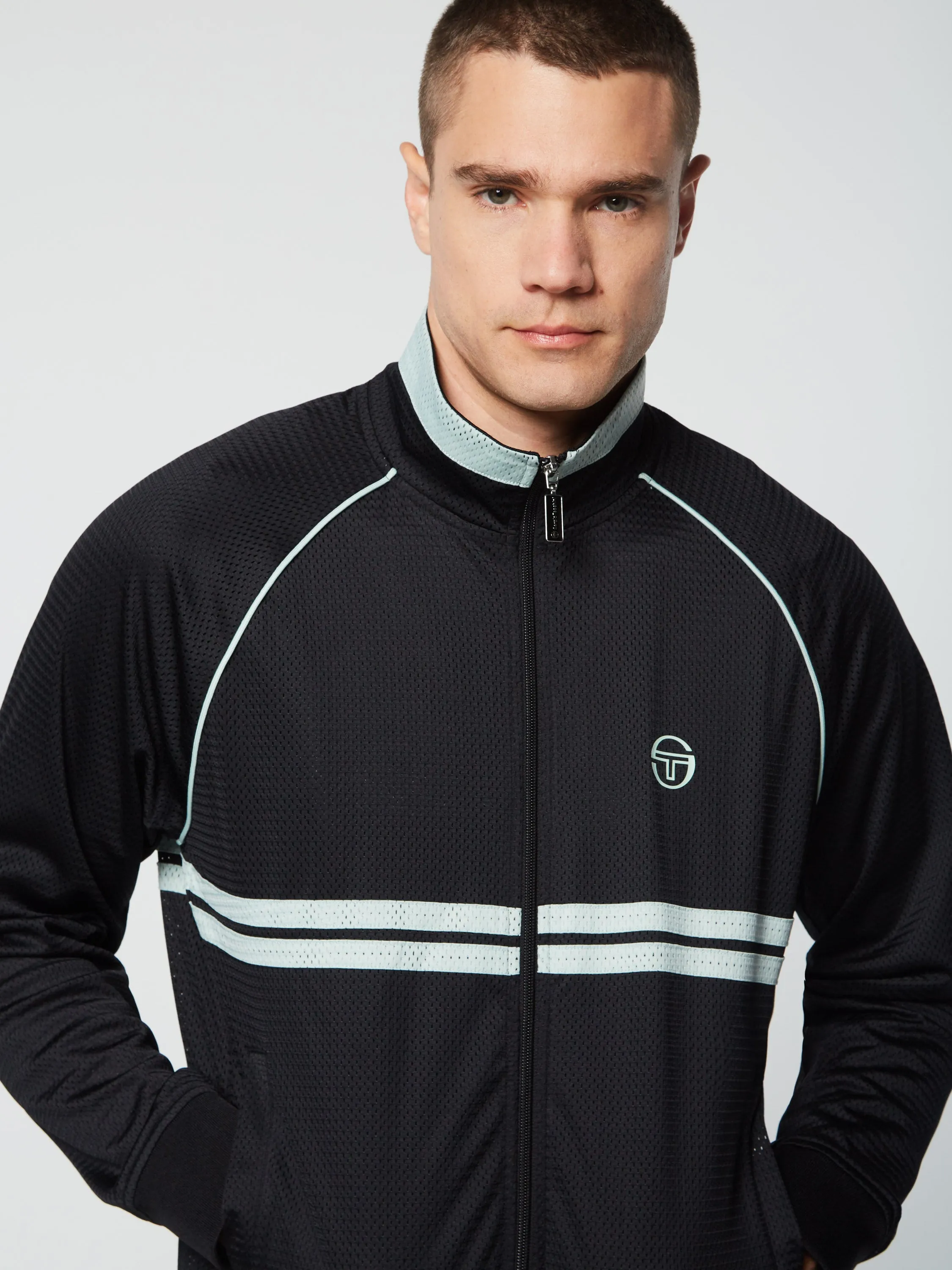 Spazio Dallas Track Jacket- Black Beauty