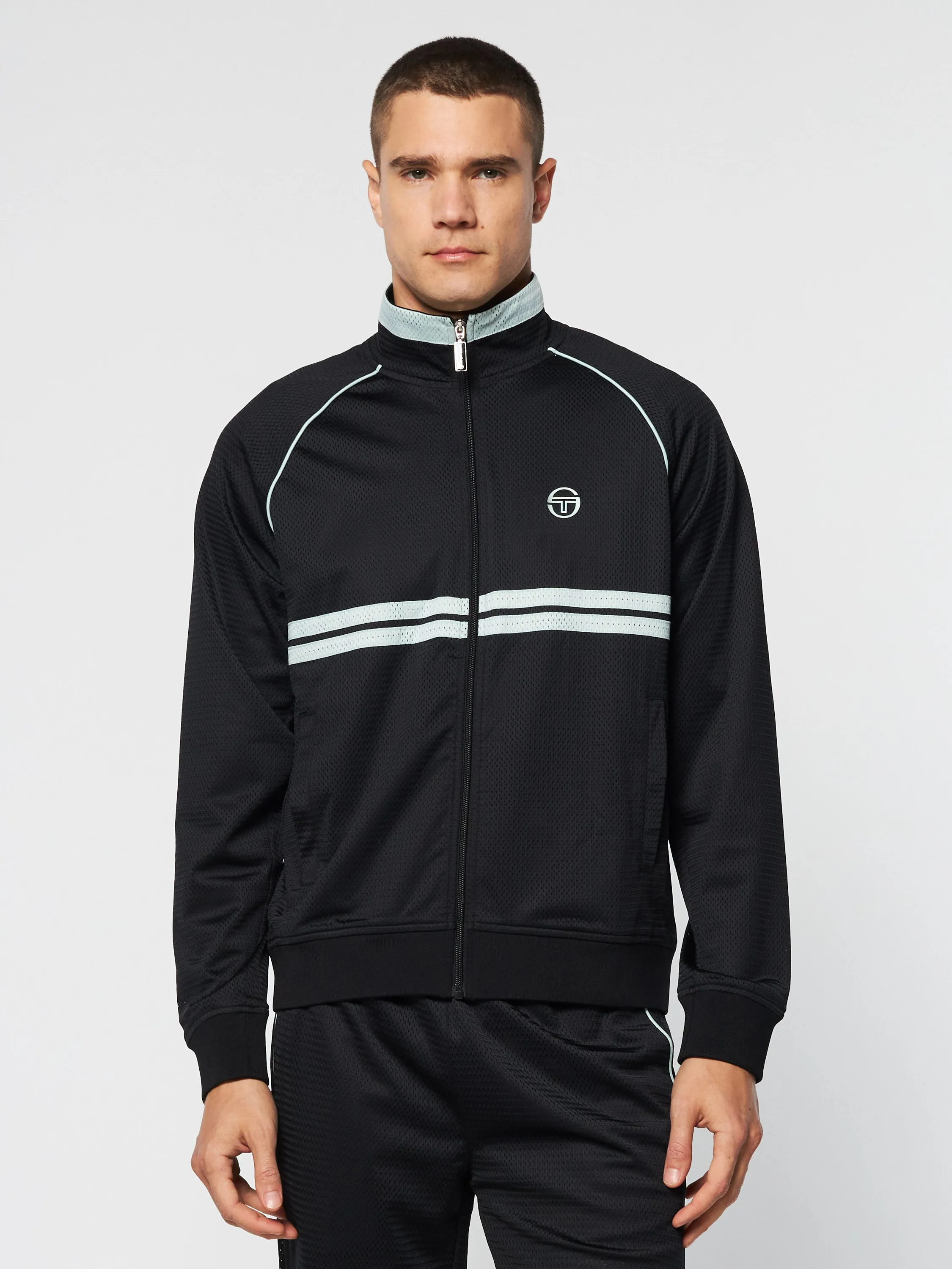 Spazio Dallas Track Jacket- Black Beauty