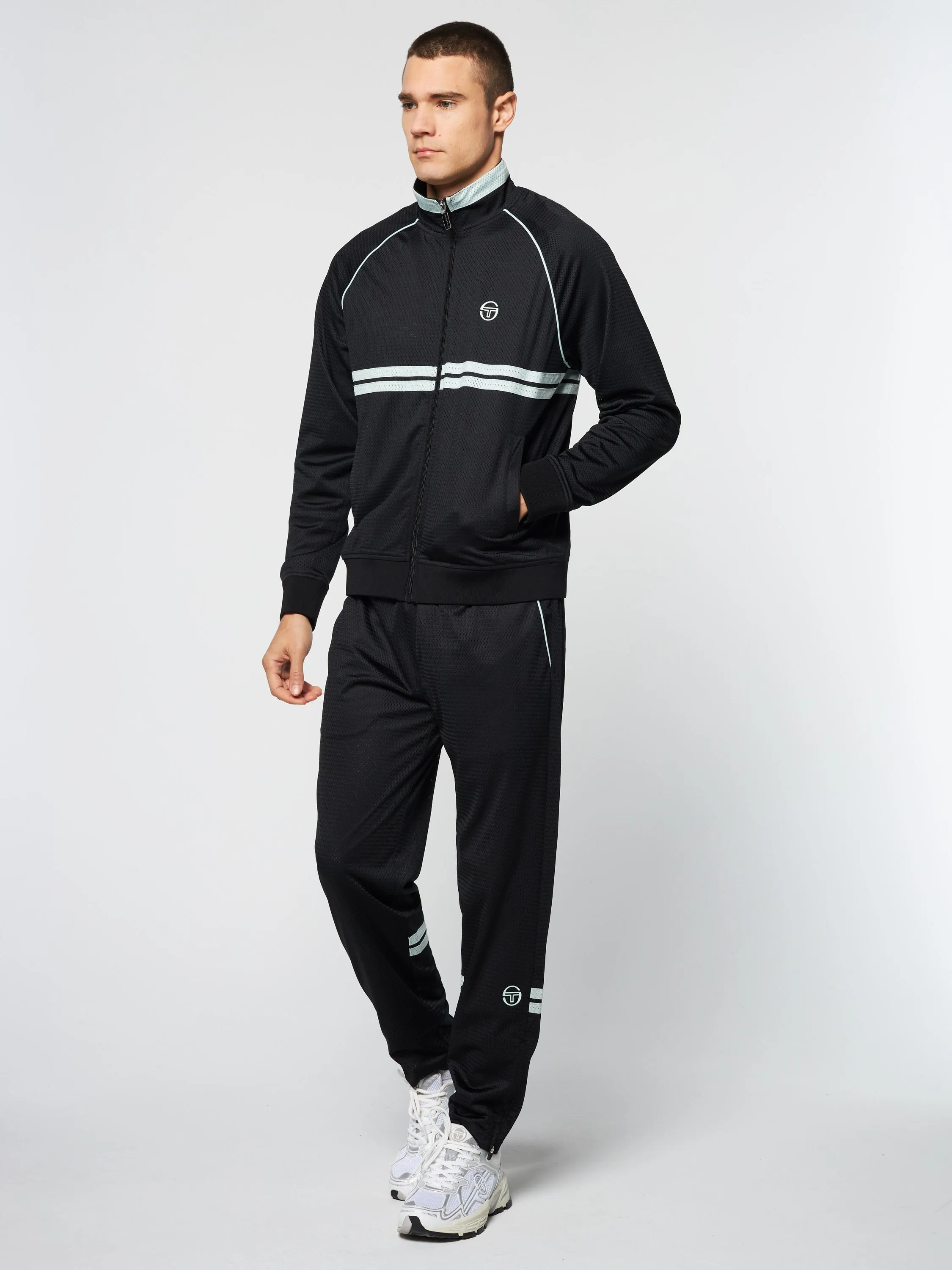 Spazio Dallas Track Jacket- Black Beauty