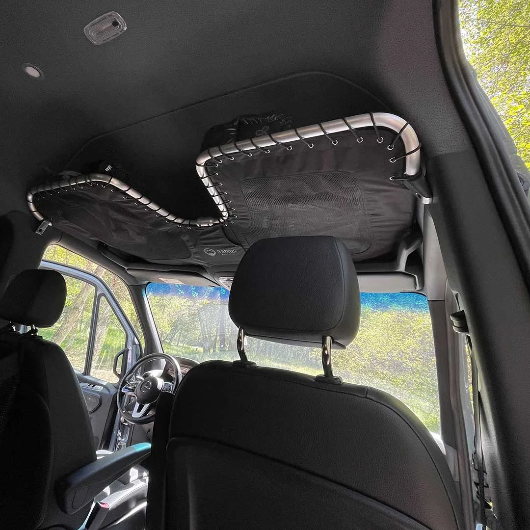 Sprinter Tubular Headliner Shelf [Radius Outfitters]