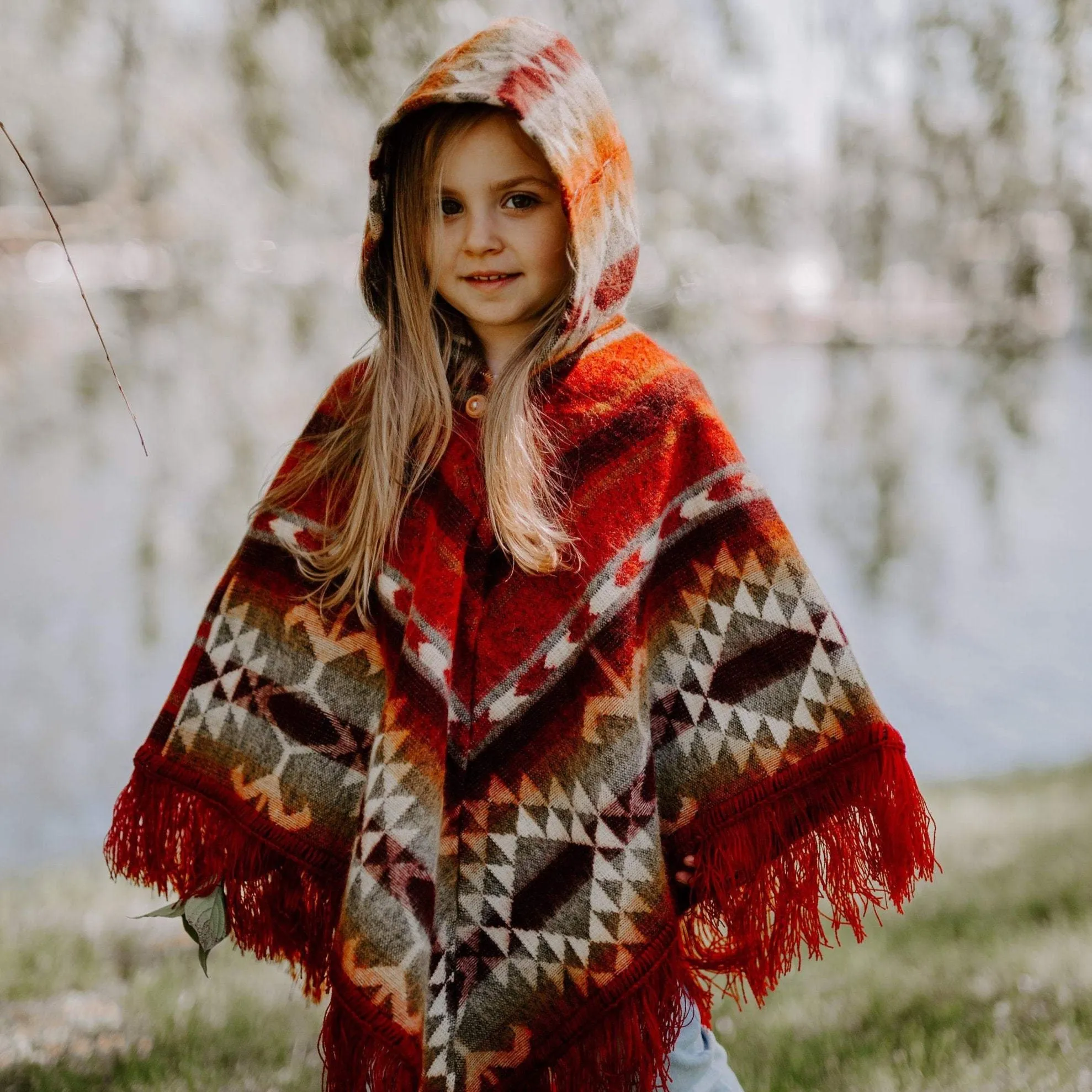 Unisex Child Poncho