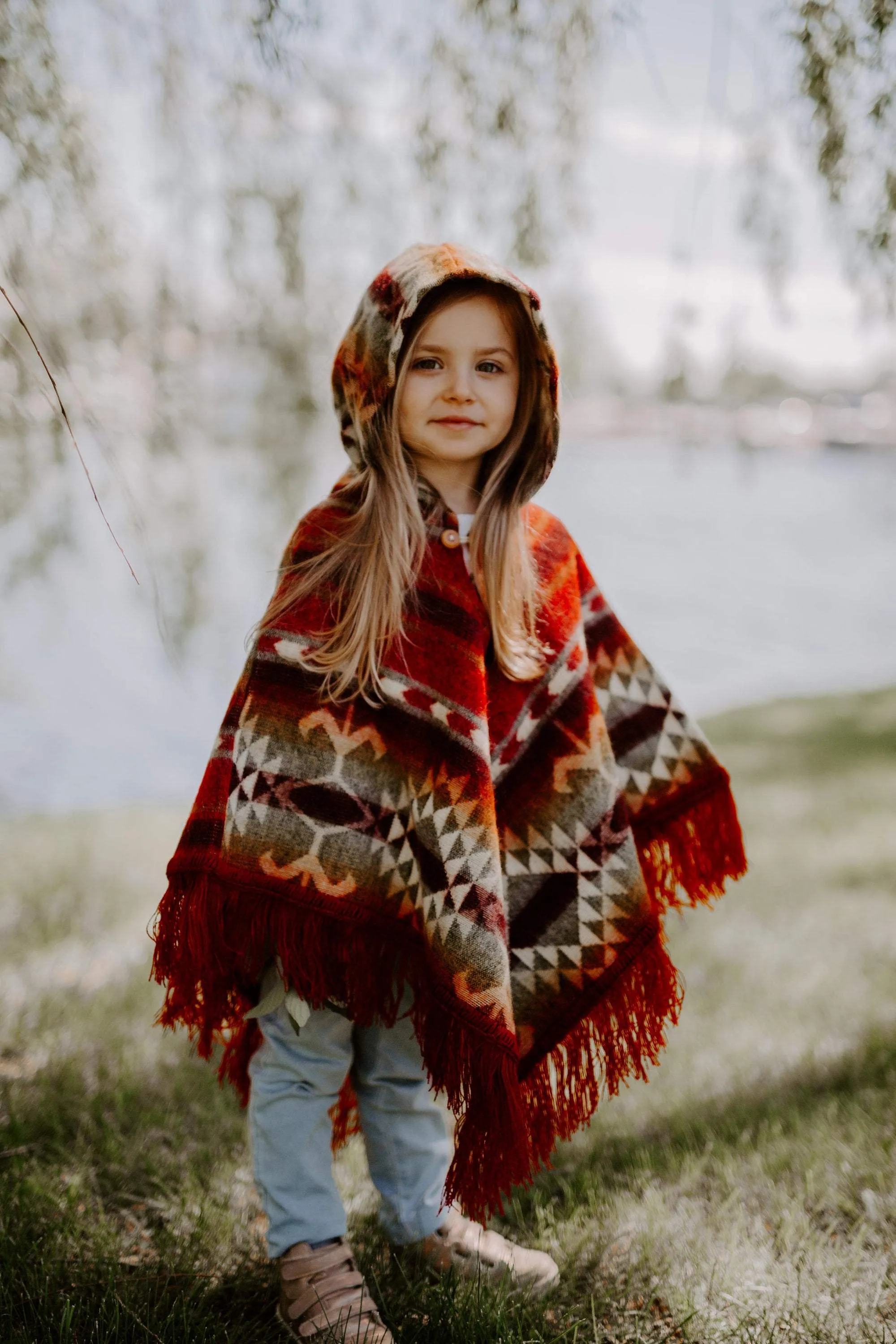 Unisex Child Poncho