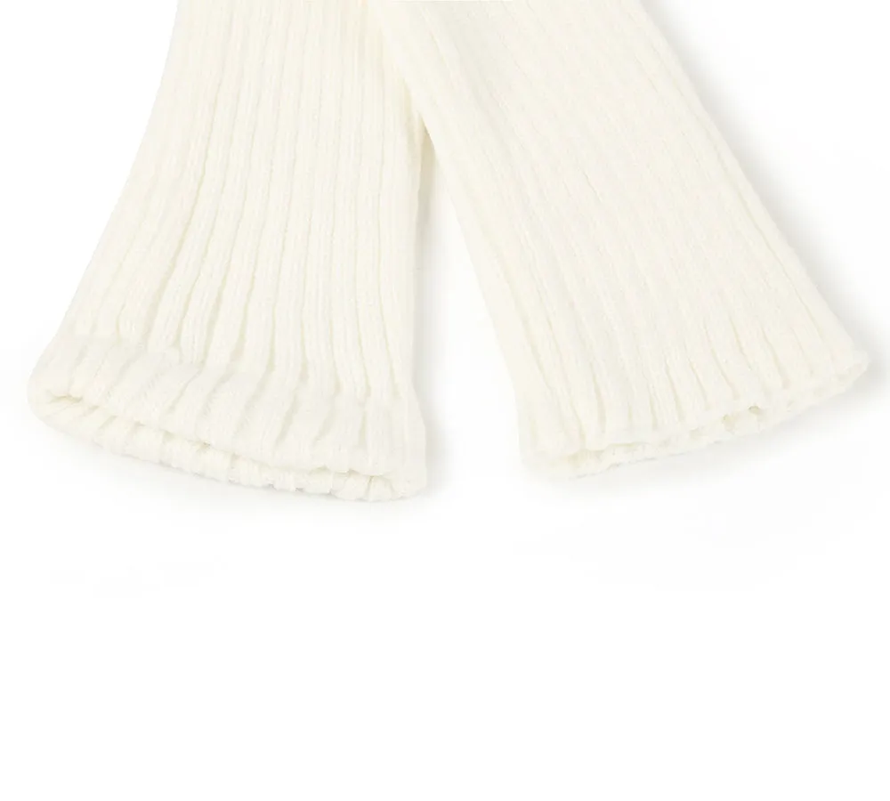 Women Stretchy Ribbed Knit Thick Leg Warmers