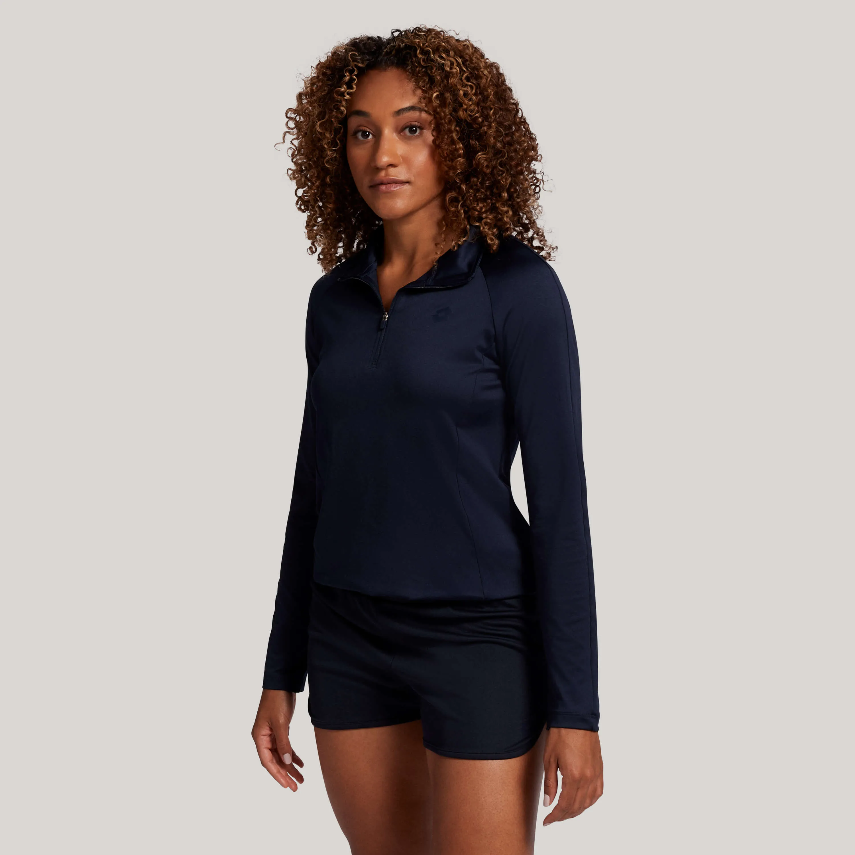 Women's Navy Multi Sport Half Zip Pullover